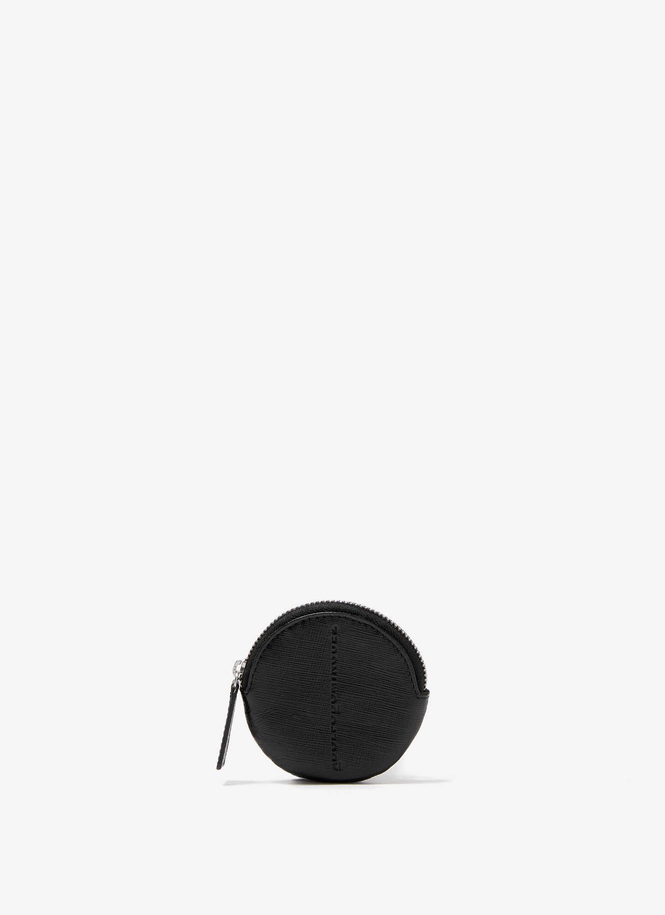 Saffiano leather rounded coin holder image number 0