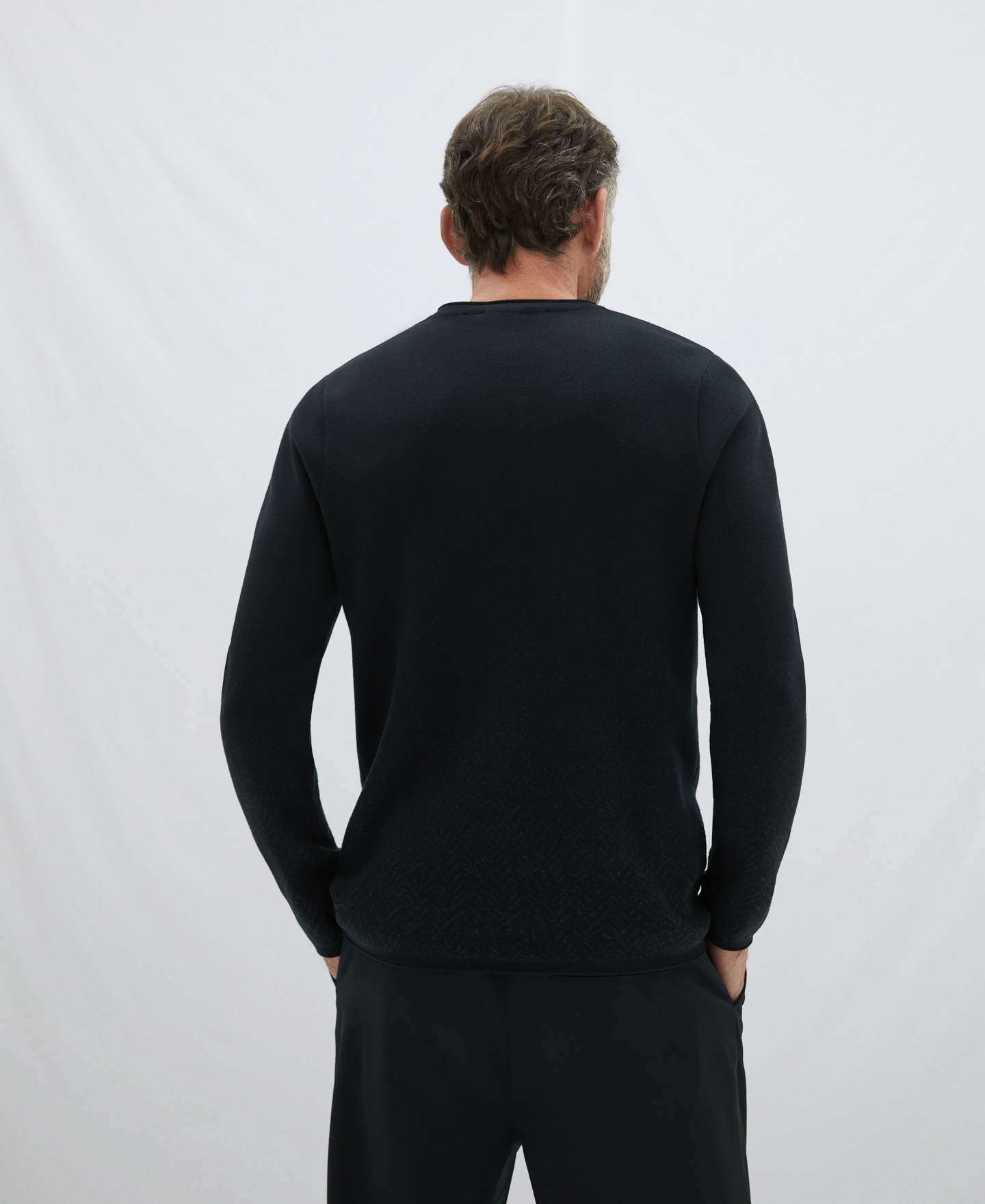 Organic cotton degraded sweater image number 2