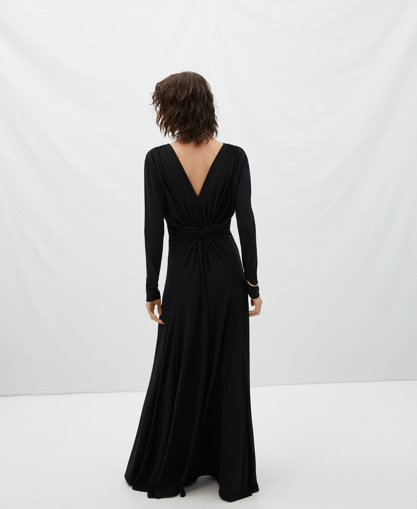 Bougainvillea long dress waist detail image number 2