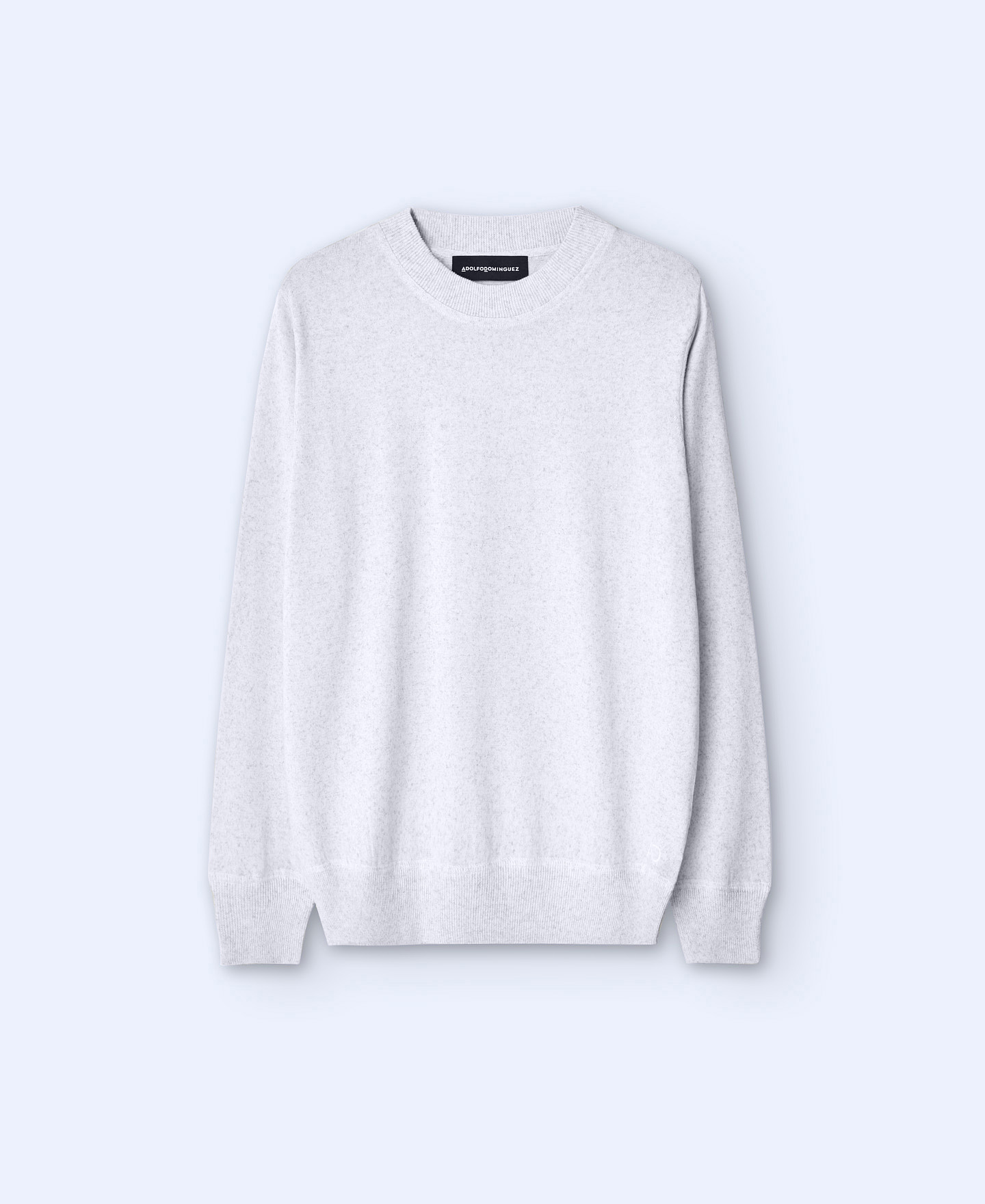 Regular fit mottled sweater image number 4