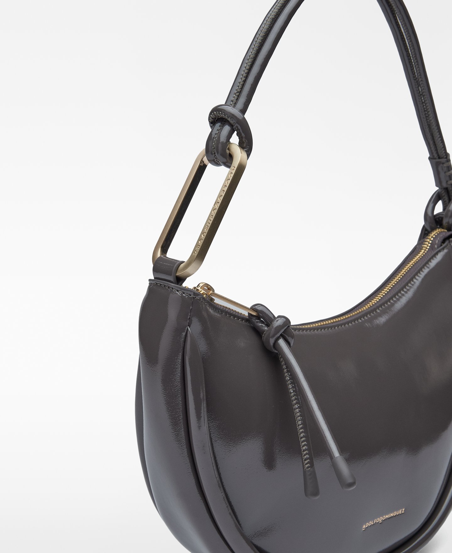 Bolso de hombro Luna charol mujer image number 3