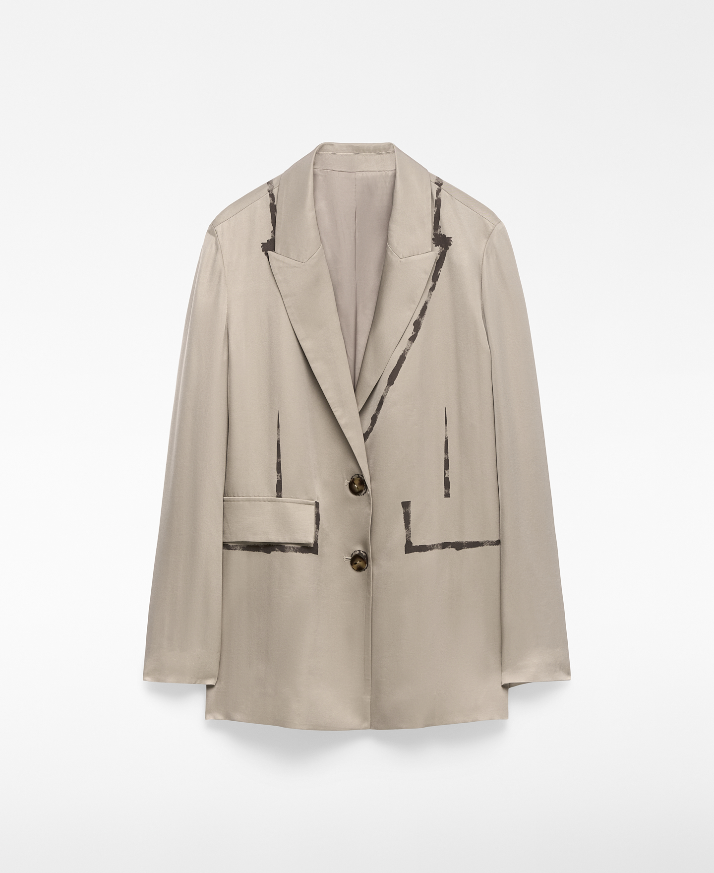 Blazer efecto pintura mujer image number 4