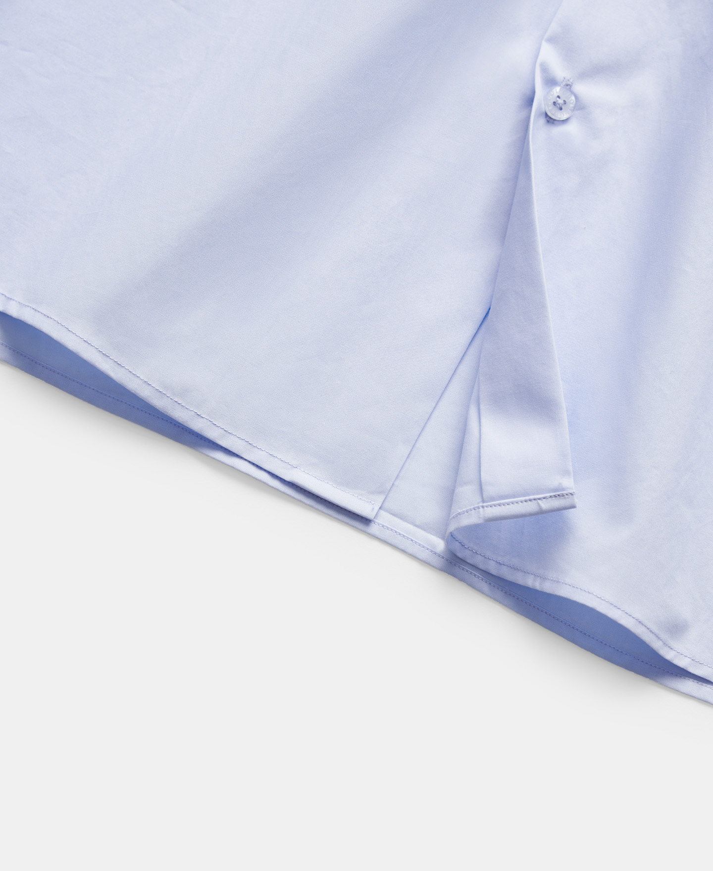 Mandarin collar cotton shirt image number 6