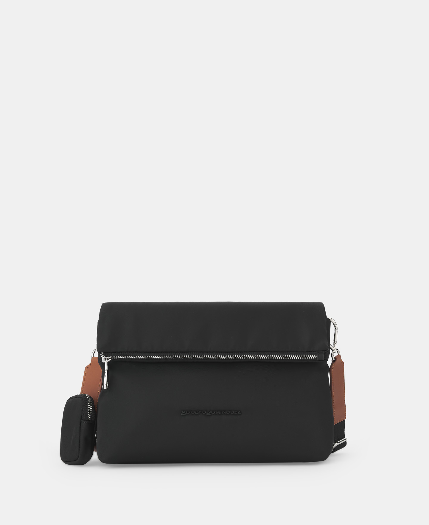 Nylon crossbody with zip closure image number 0
