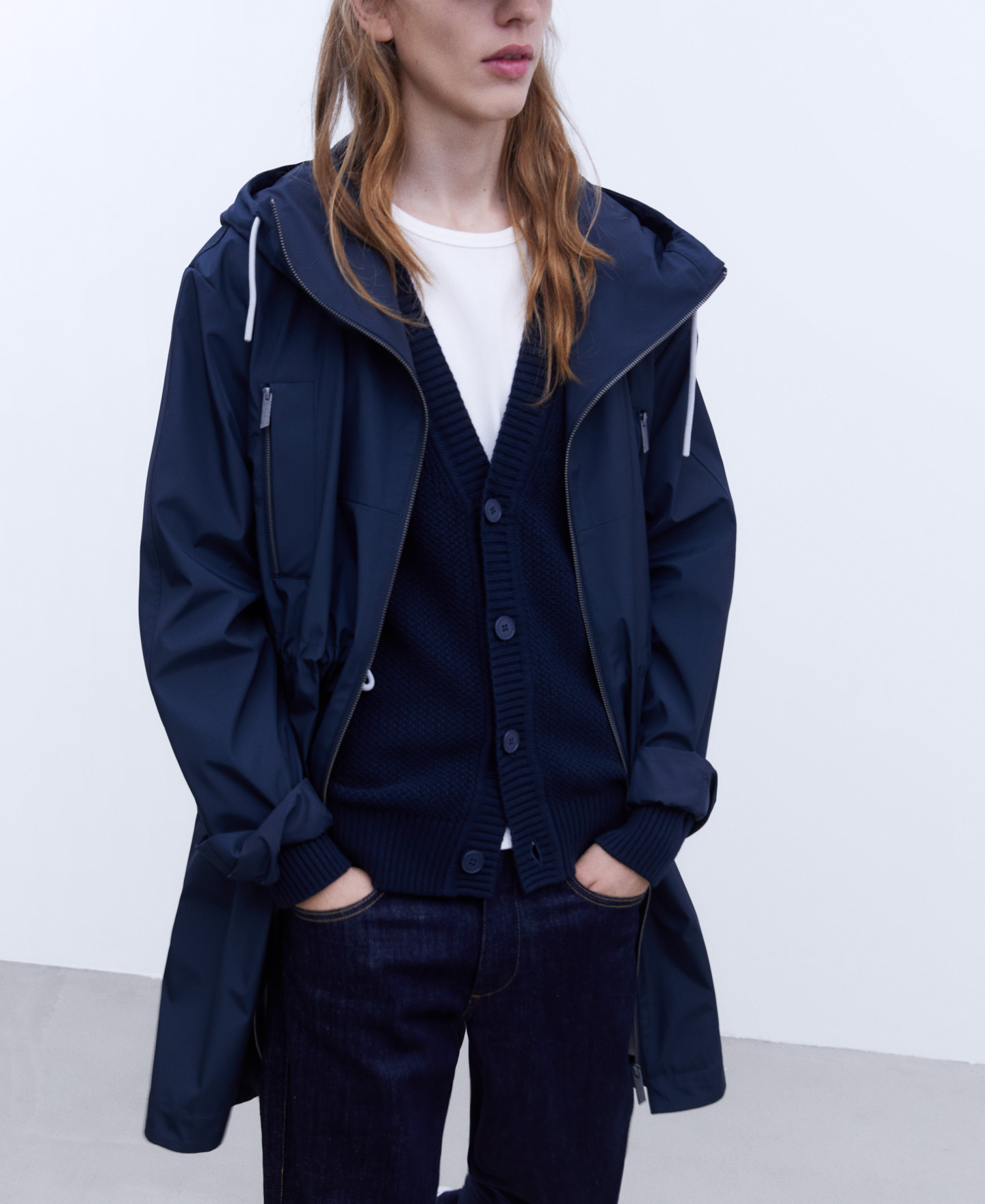 Nautic parka with hood image number 5