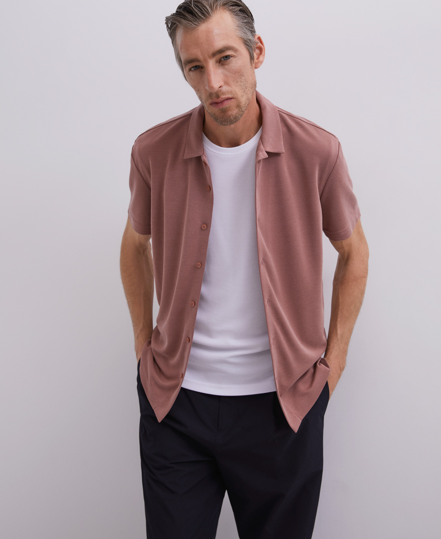 Camisa blanca en modal image number 0