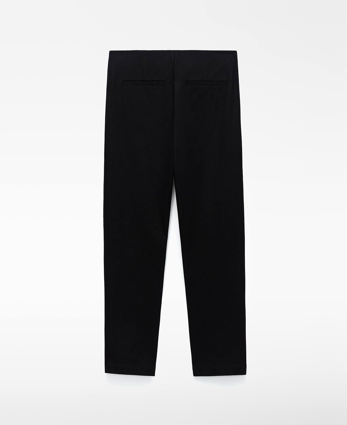 Ankle-length slim fit trousers image number 4
