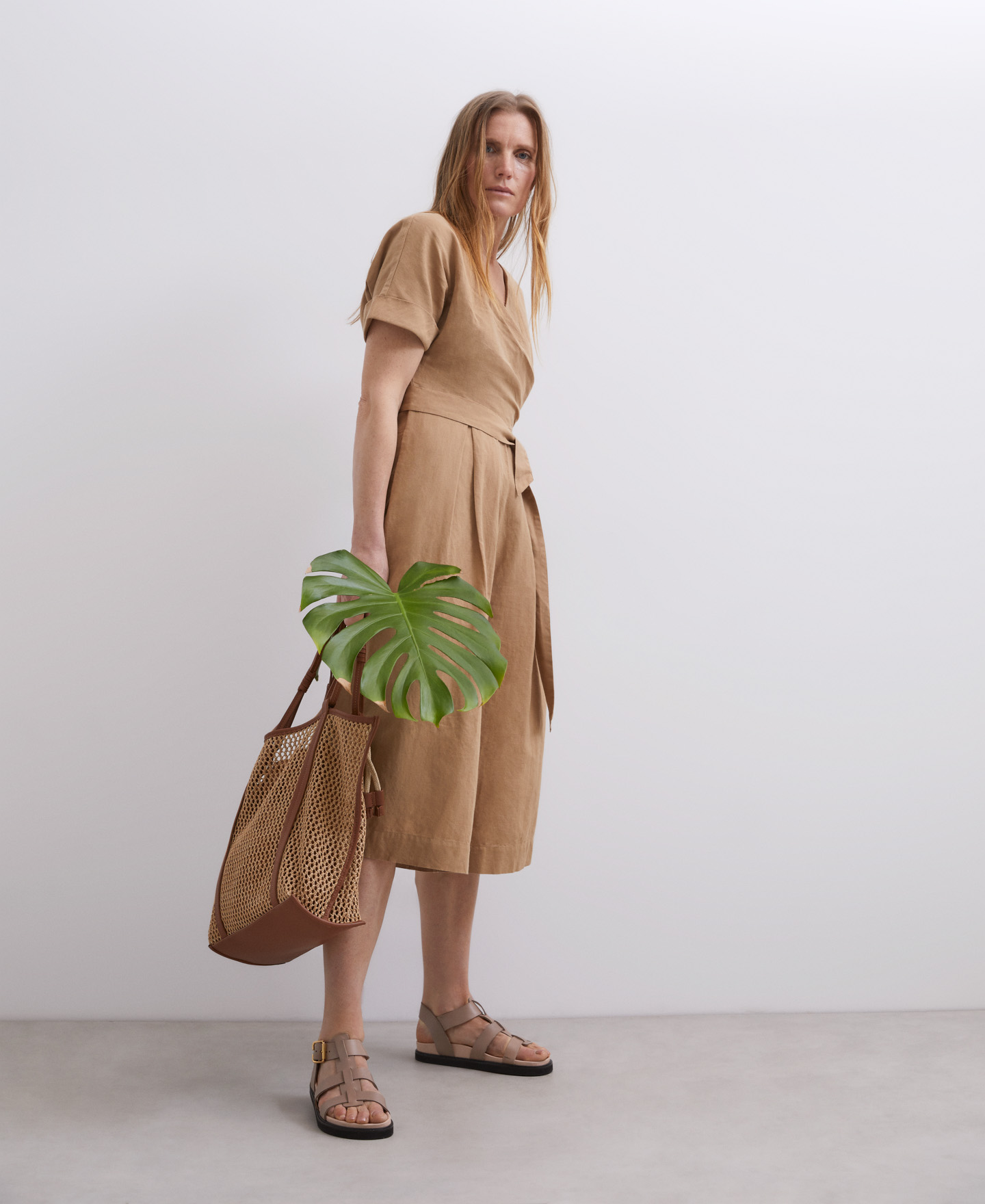 Shopper en rafia calada image number 3