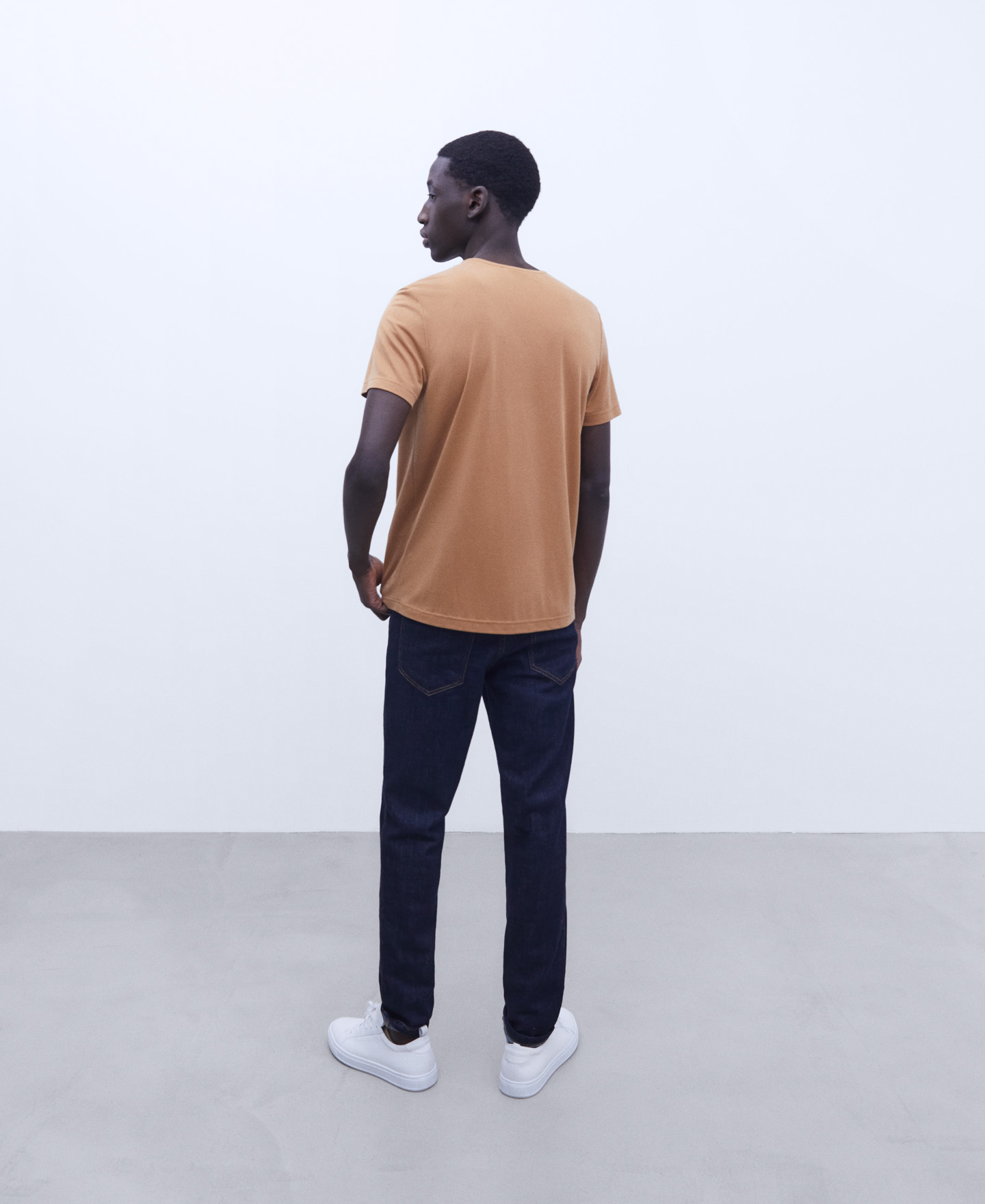 Modal crew neck T-shirt image number 2