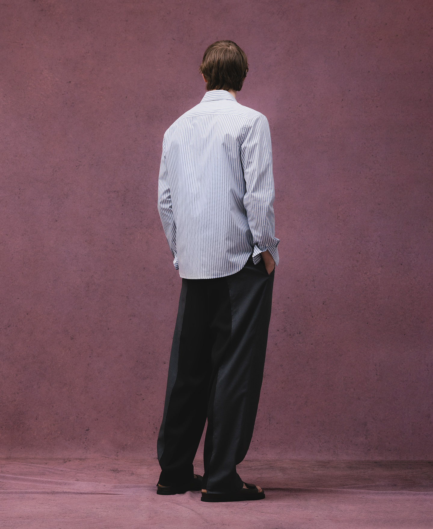 Trousers with side pieces man image number 2