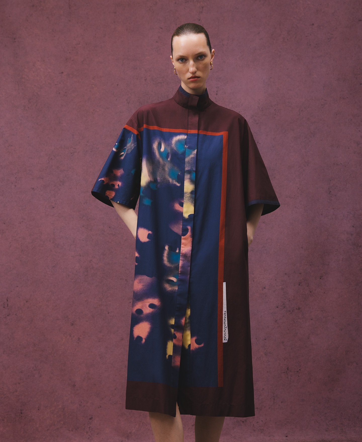 Kleid mit Print Baumwolle Damen image number 0