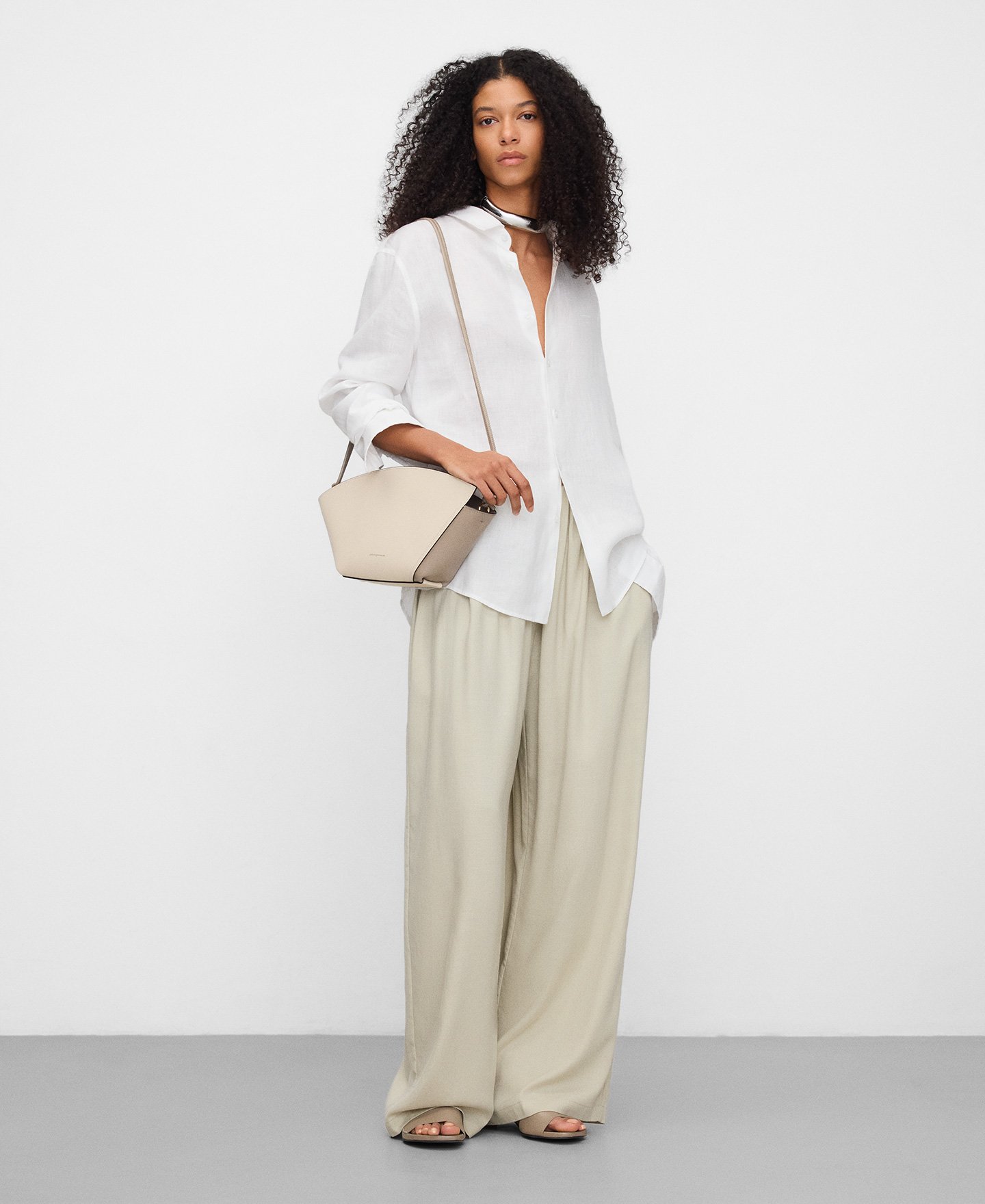 Bolso Eclipse bicolor piel image number 4