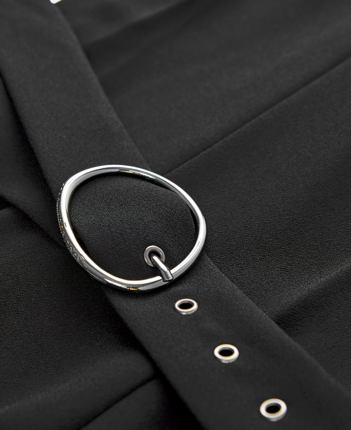 Straight jumpsuit with bateau neckline image number 6