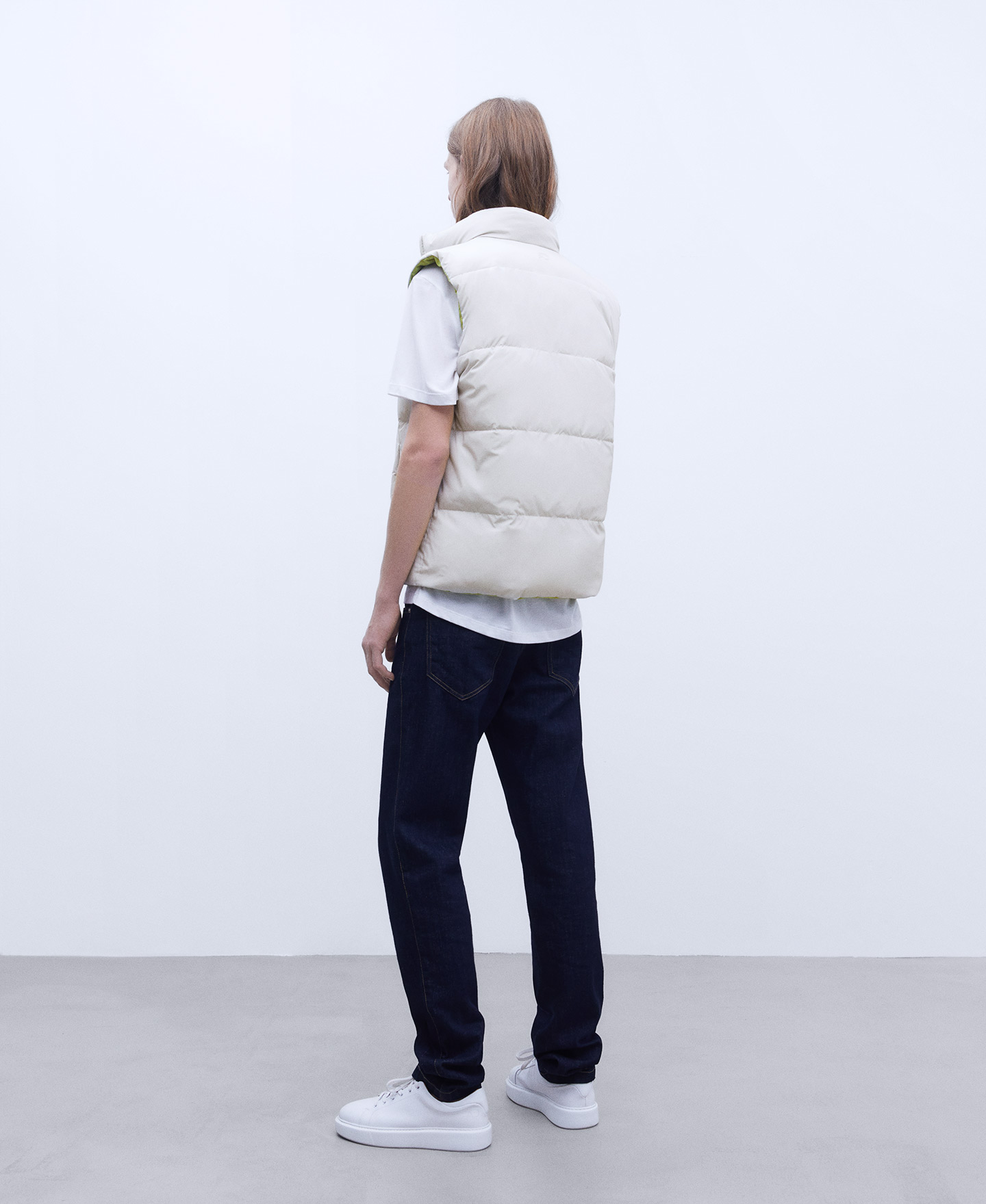 Reversible padded nylon waistcoat image number 2