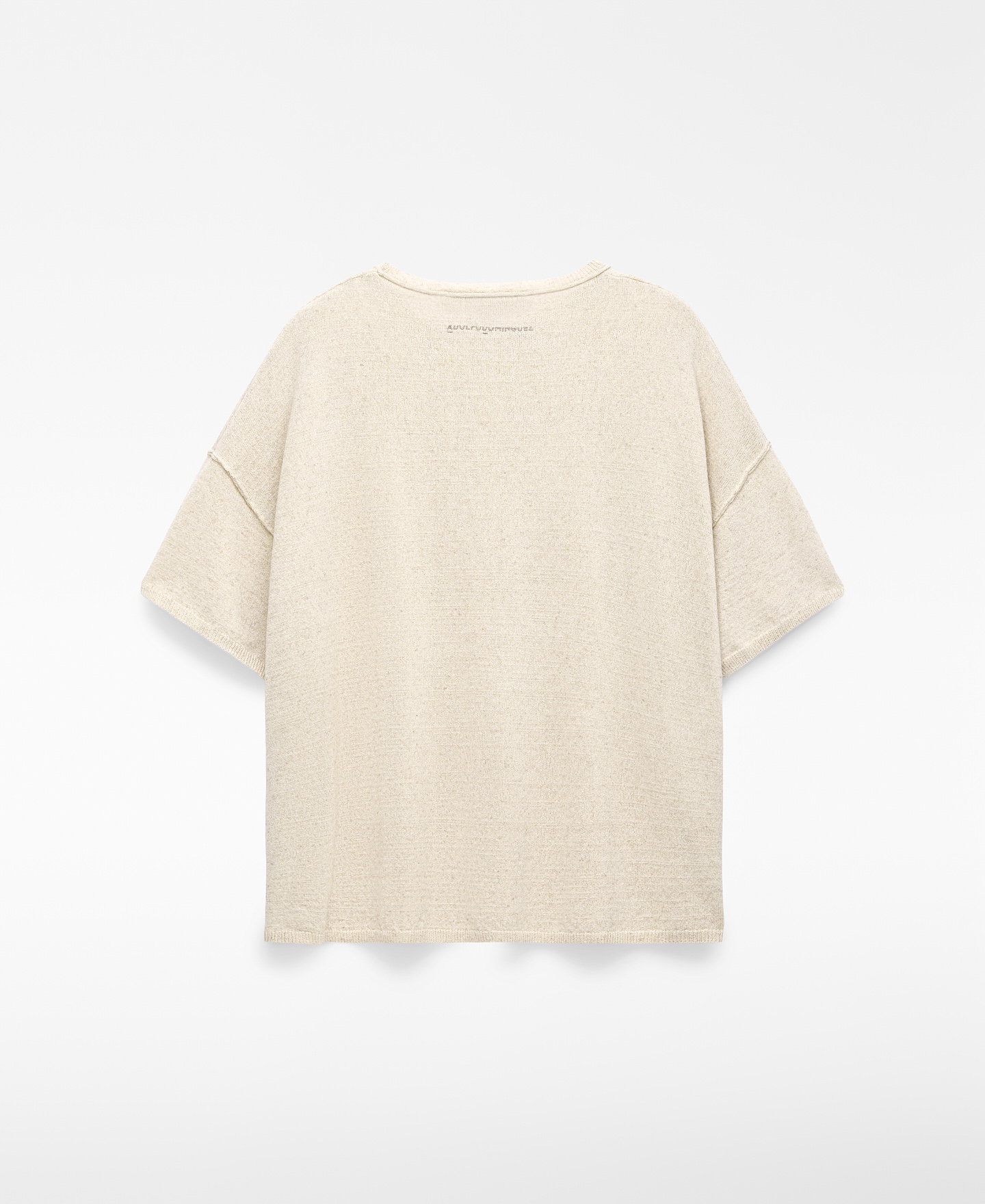 Short sleeve knit sweater image number 5