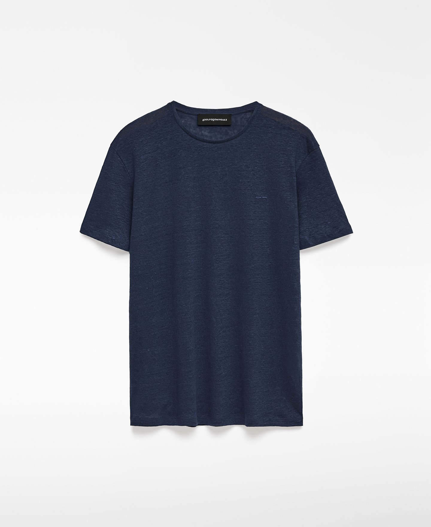Camiseta regular fit lino europeo hombre image number 0