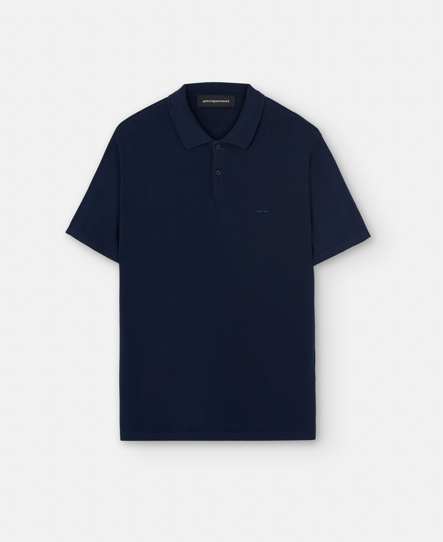Two button polo shirt in cotton image number 4