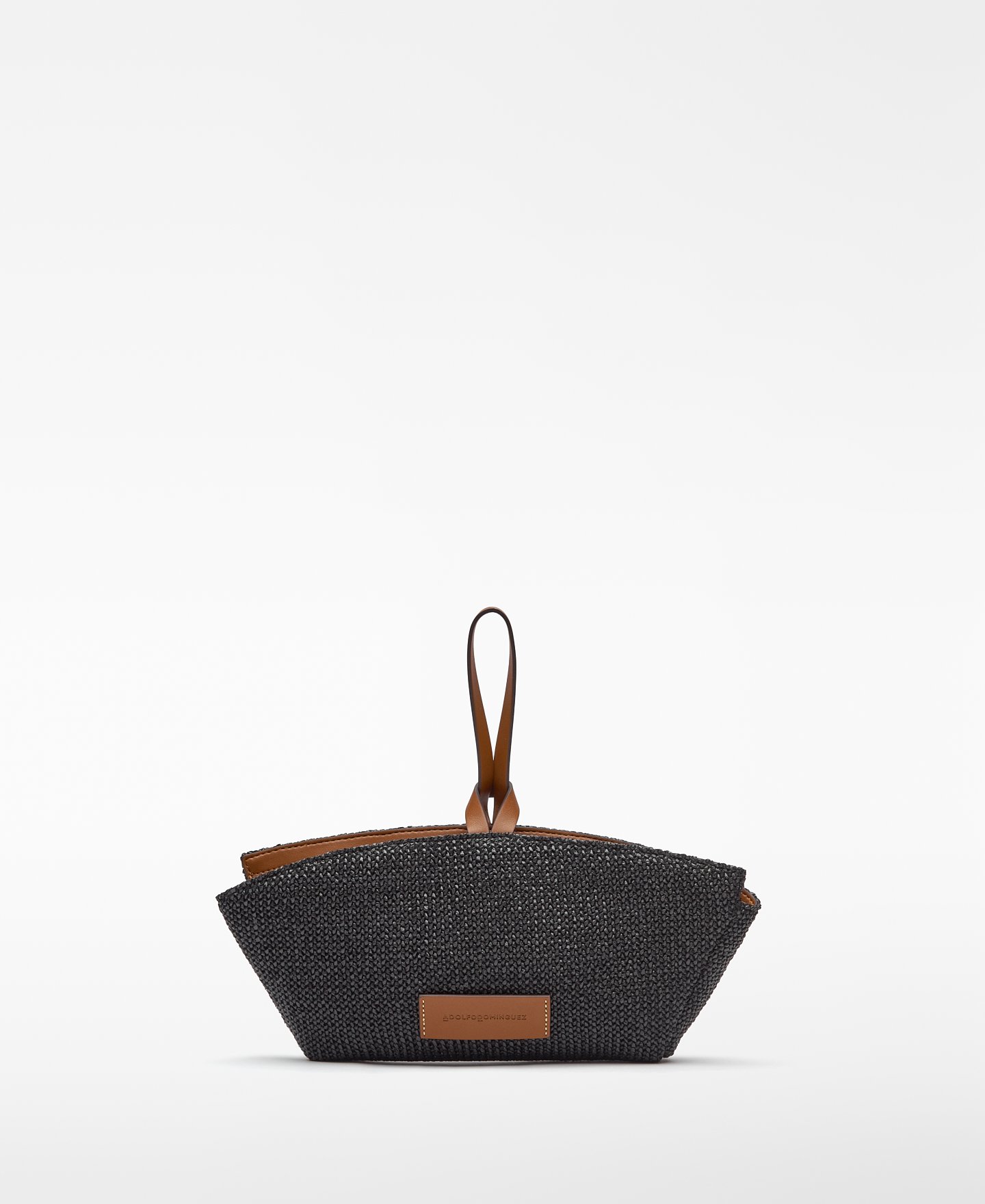 Eclipse raffia texture mini bag image number 0