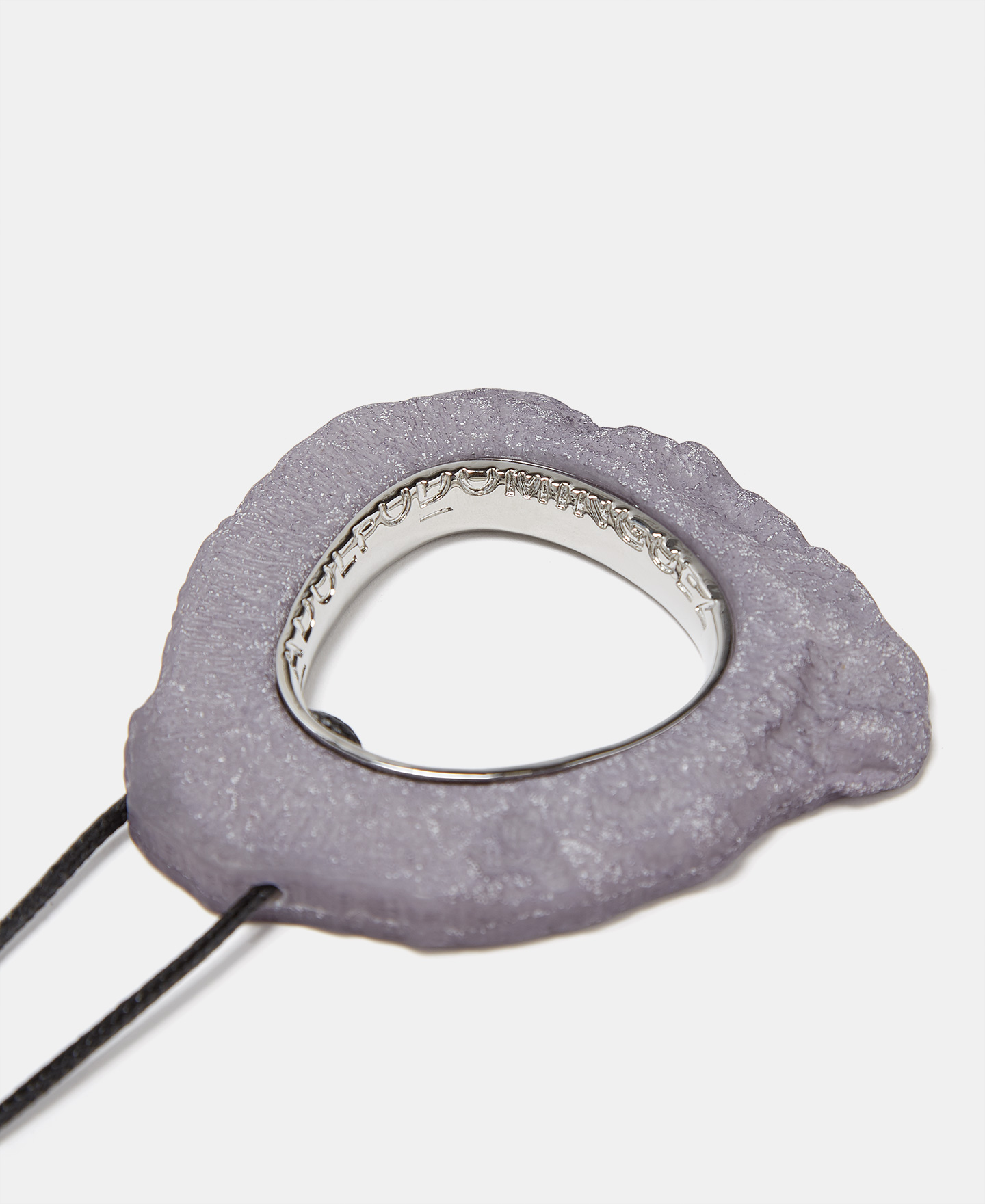 Adjustable irregular stone necklace image number 1