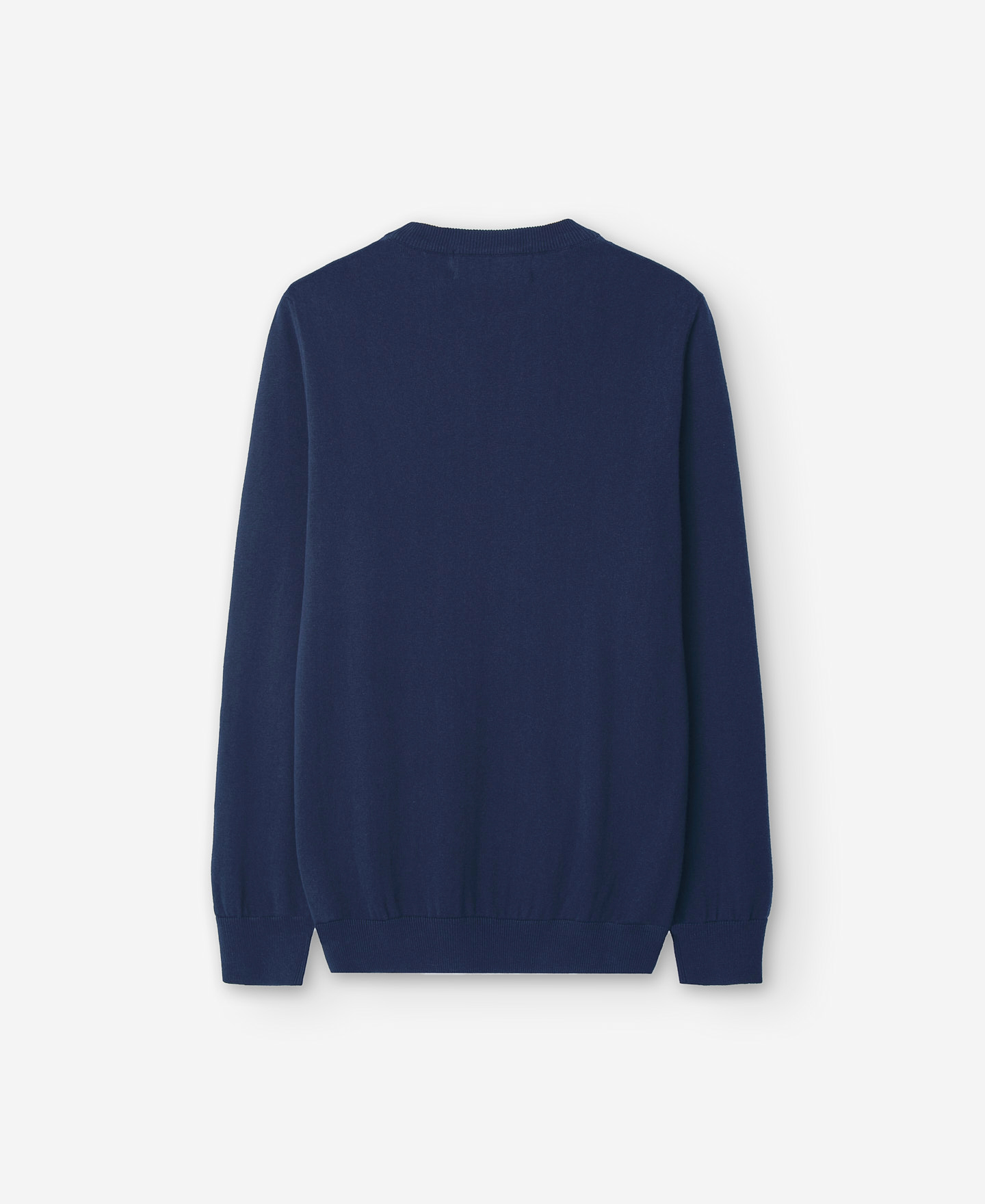 Crew neck cotton sweater for men image number 5