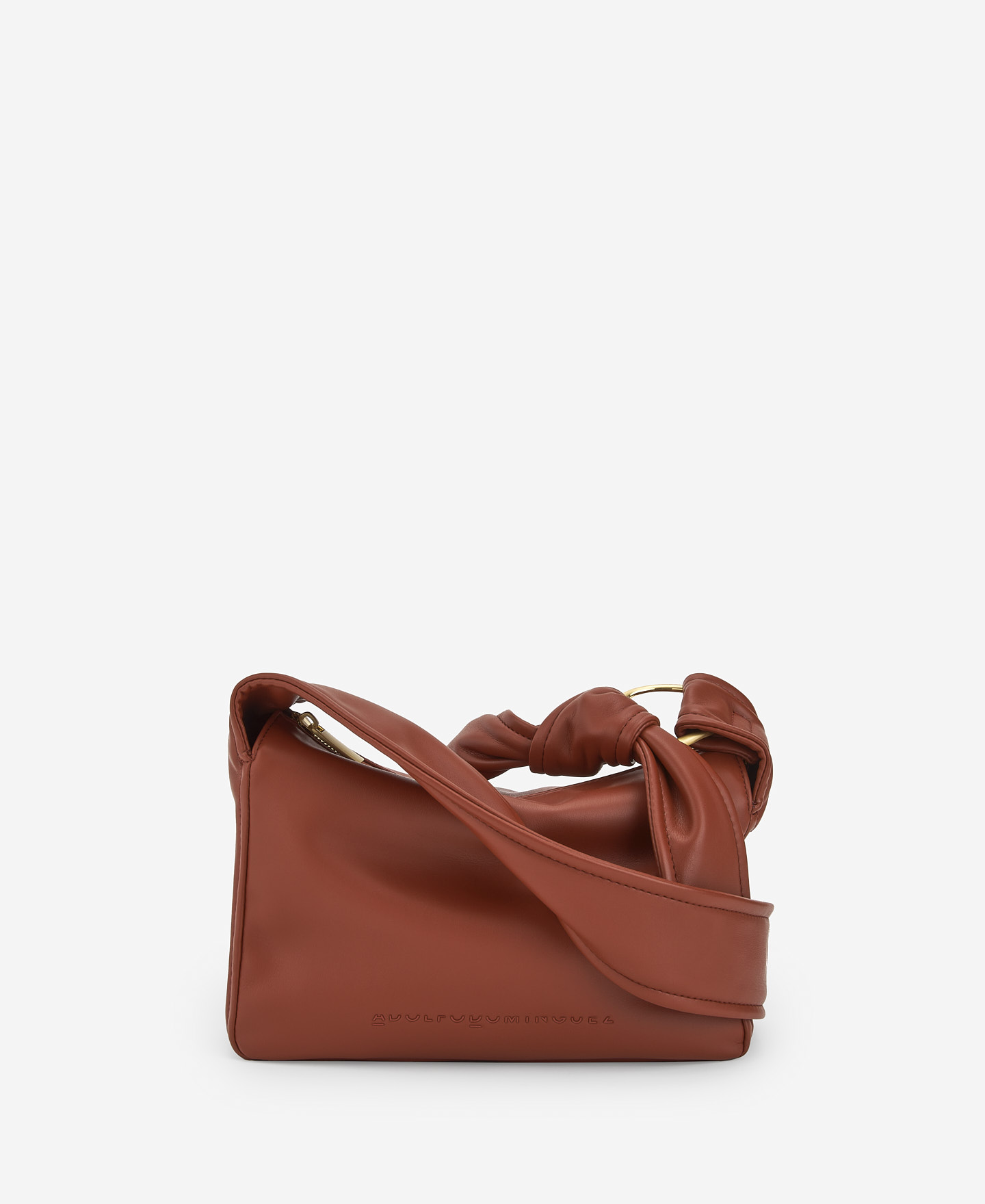 Nappa textured shoulder bag image number 0