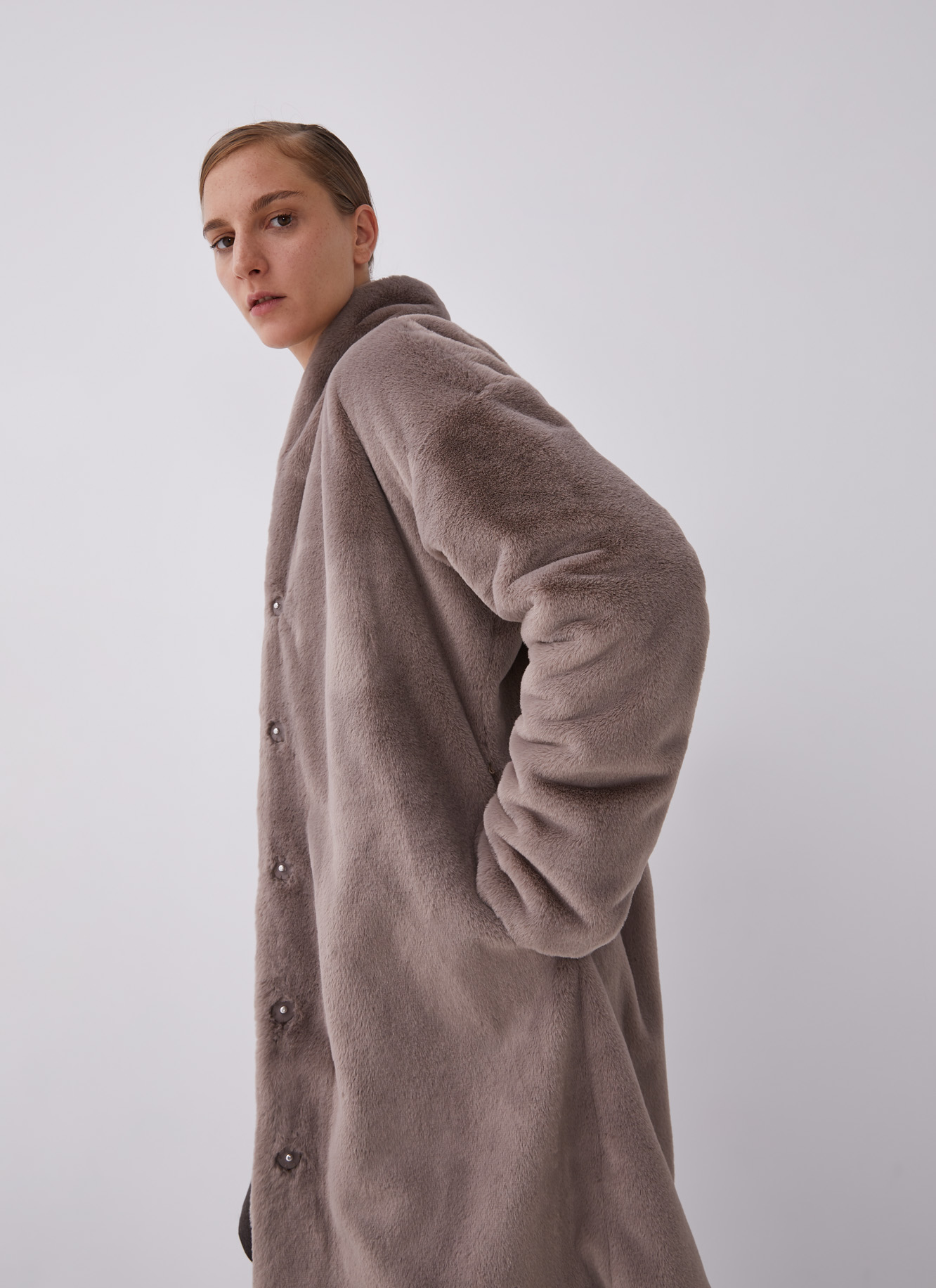 Anorak envolvente reversible image number 6