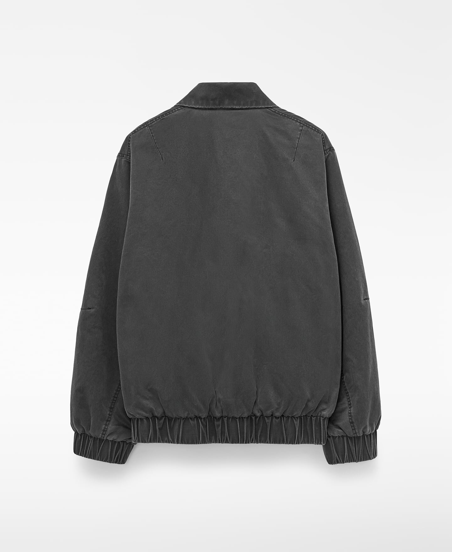 Waxed-effect spread collar jacket image number 5