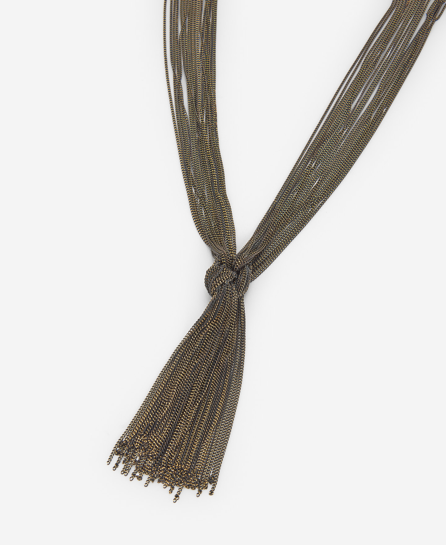 Knotted chains chocker necklace image number 1