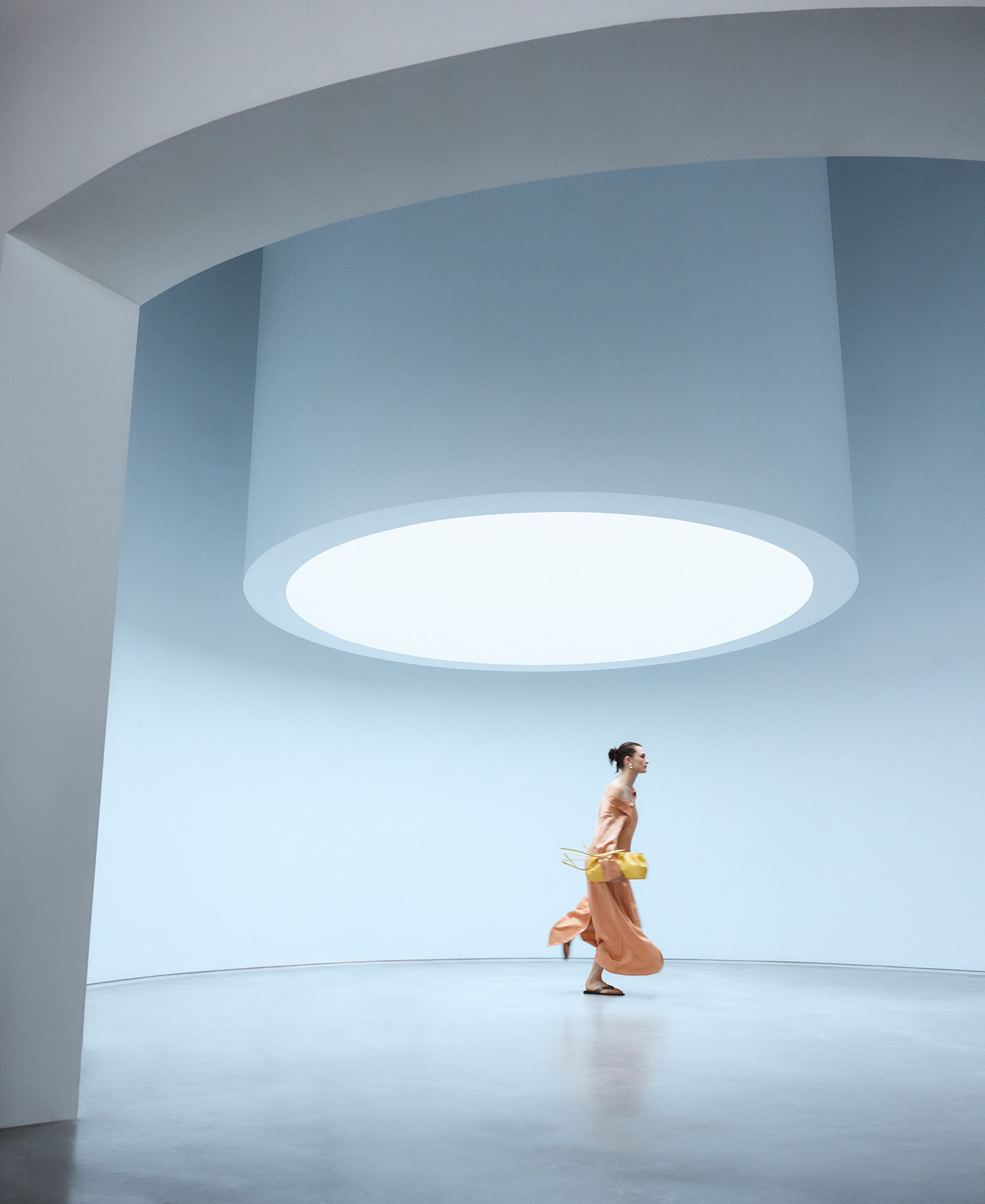 Unconstructed collar shirt dress image number 3