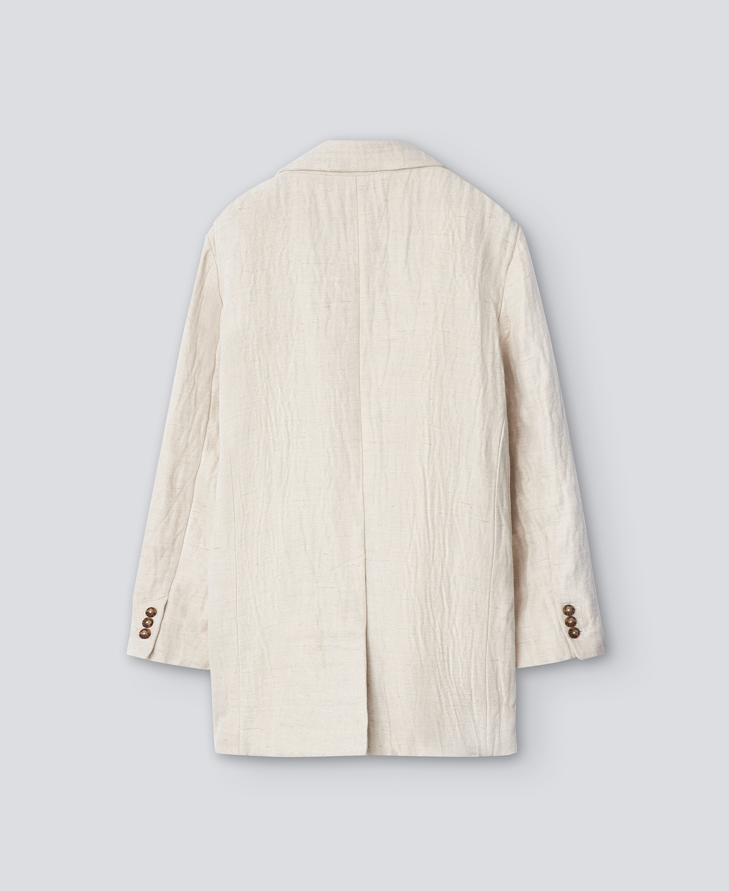Tailored beige blazer woman image number 5