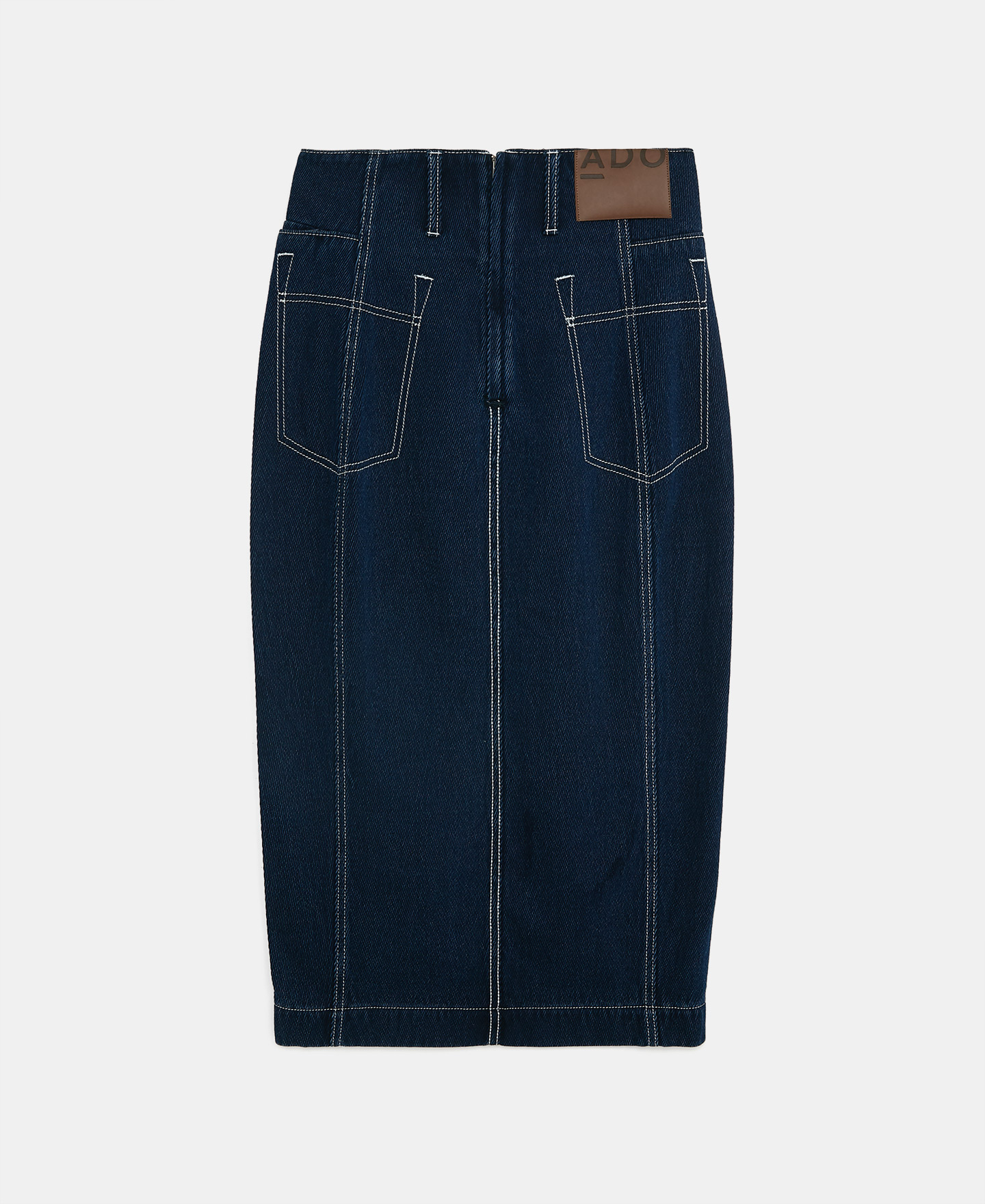 Cotton pencil skirt image number 5