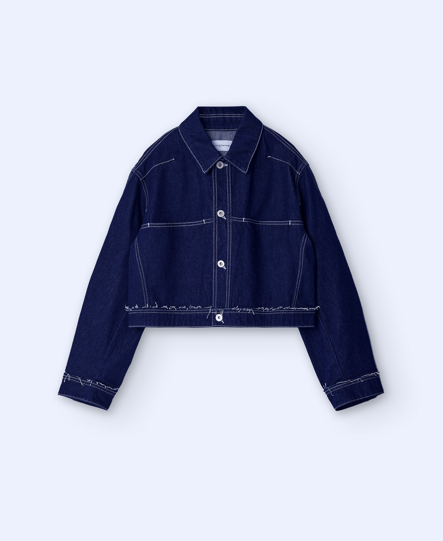 Cotton denim jacket image number 4