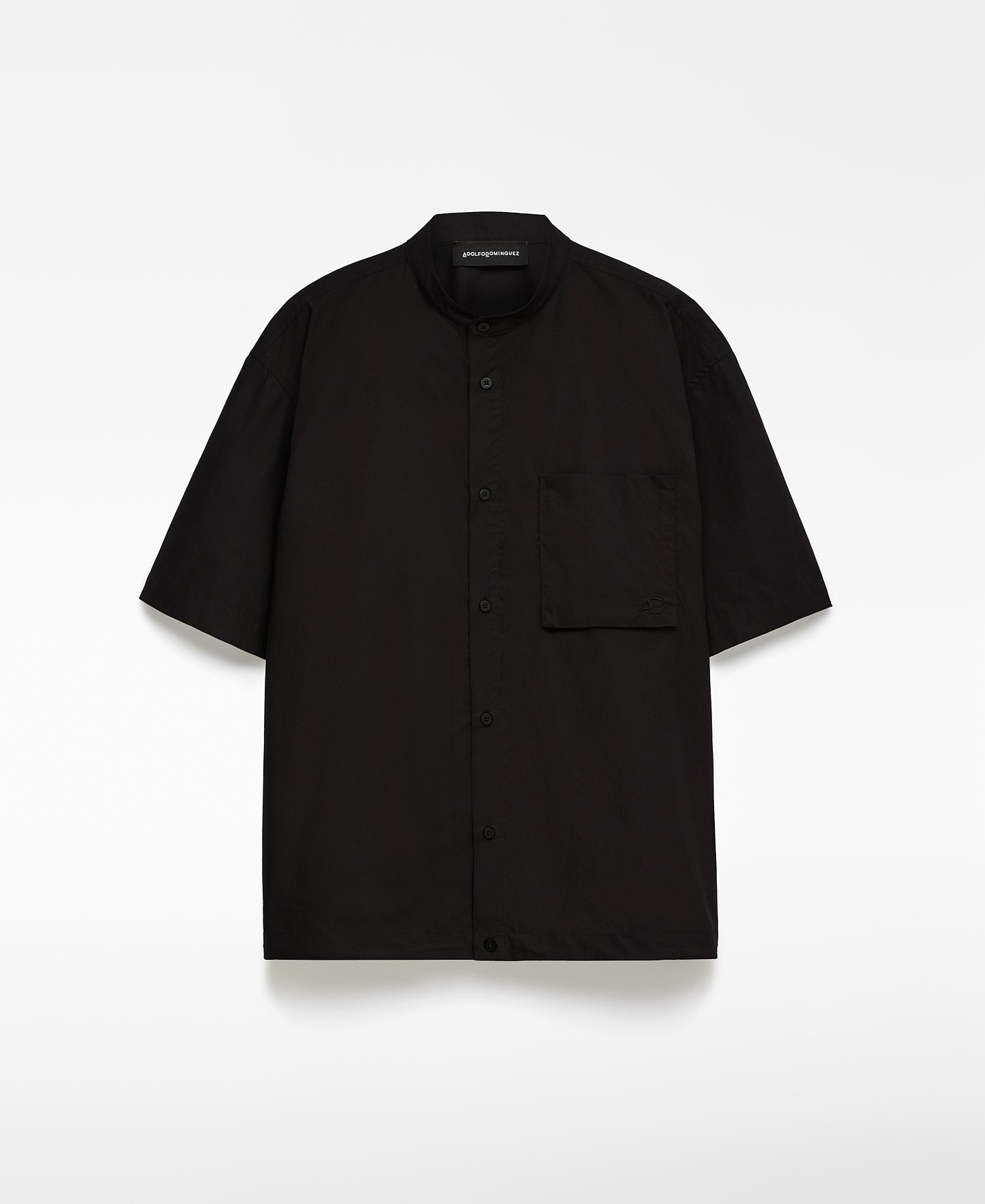 Cotton Mandarin collar shirt man image number 4