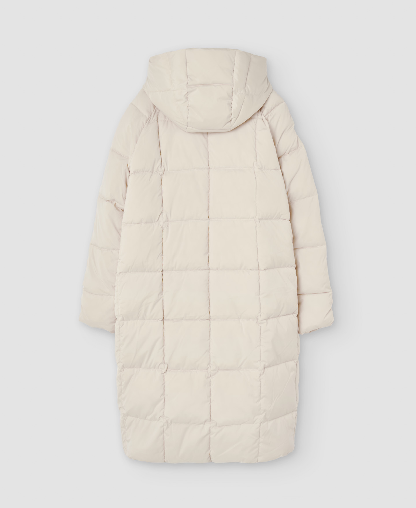 Recycled nylon padded long coat image number 7