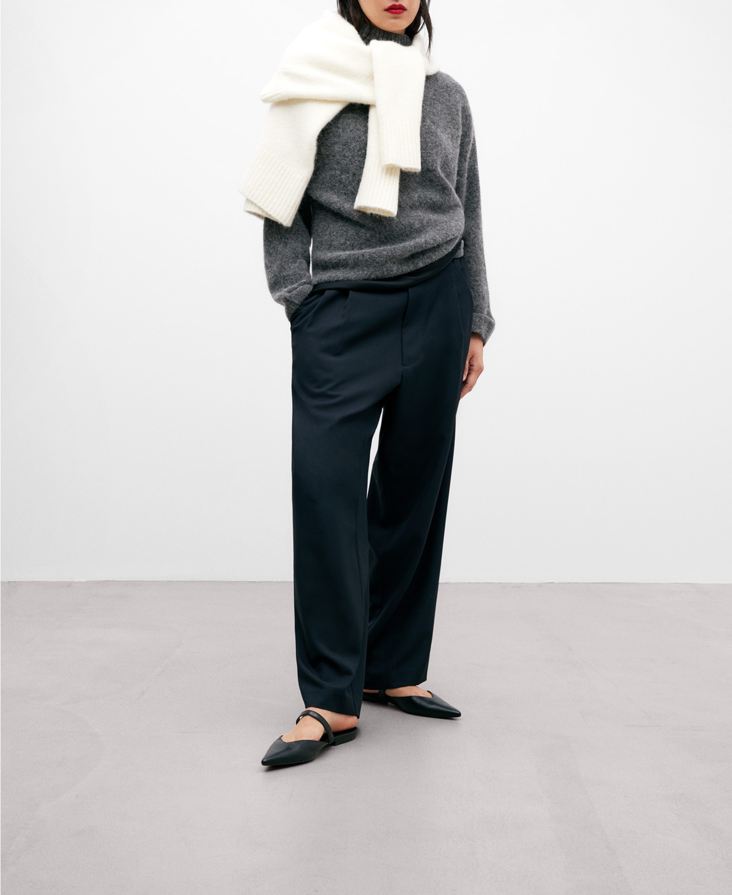 Perkins collar sweater for women image number 1