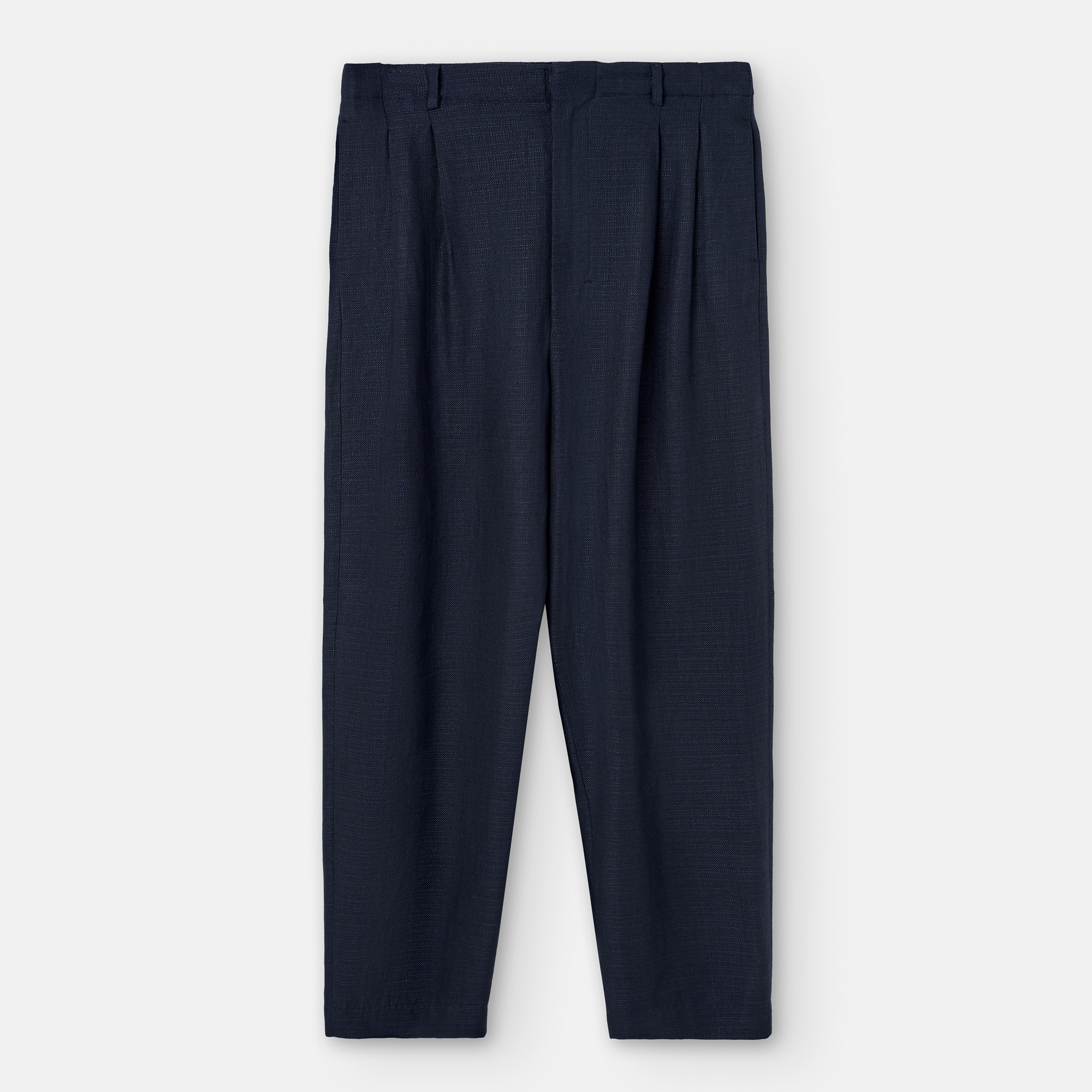 Wide European linen and cotton trousers image number 4