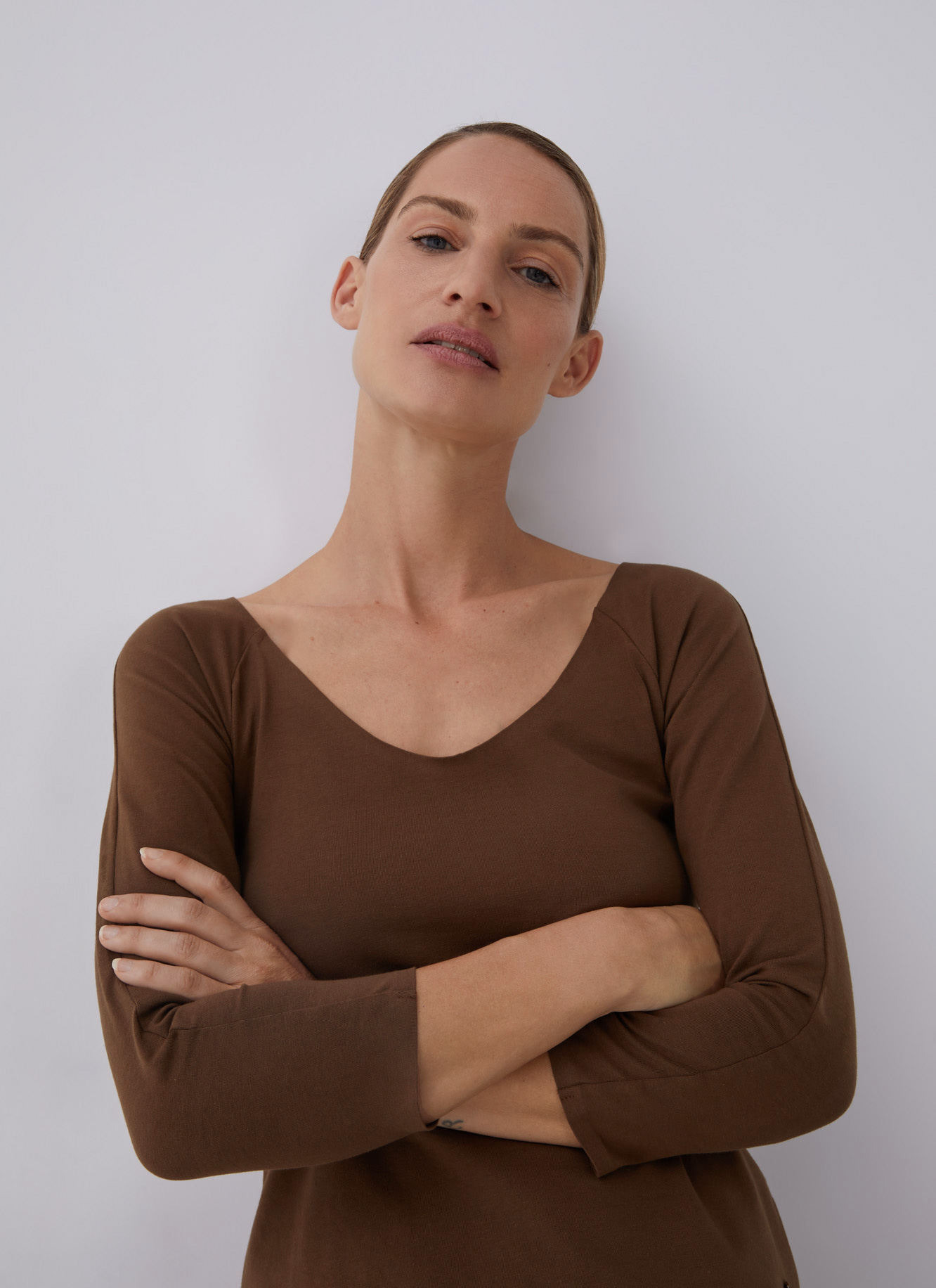 Stretch cotton t-shirt image number 2