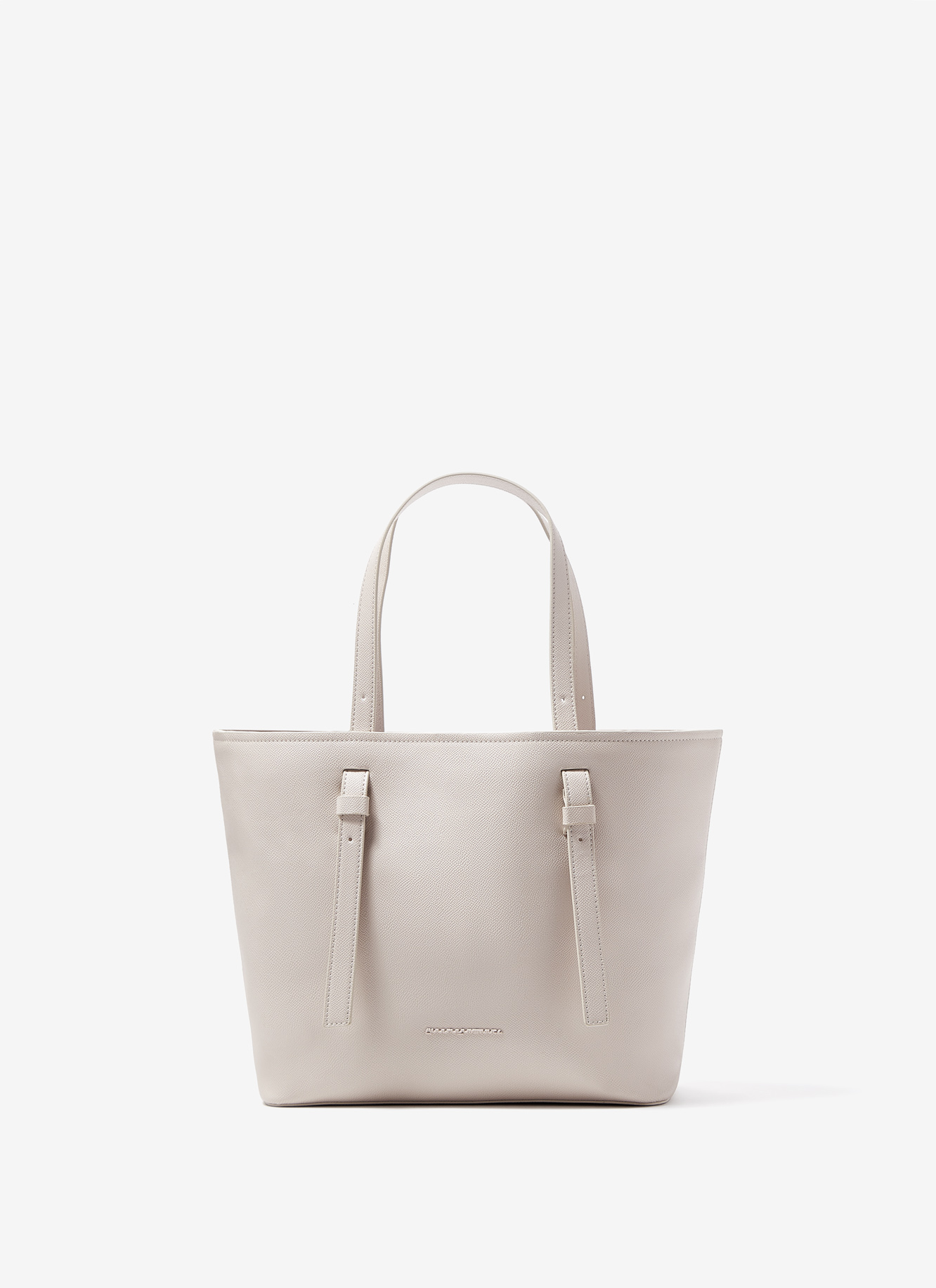Faux saffiano horizontal shopper image number 0