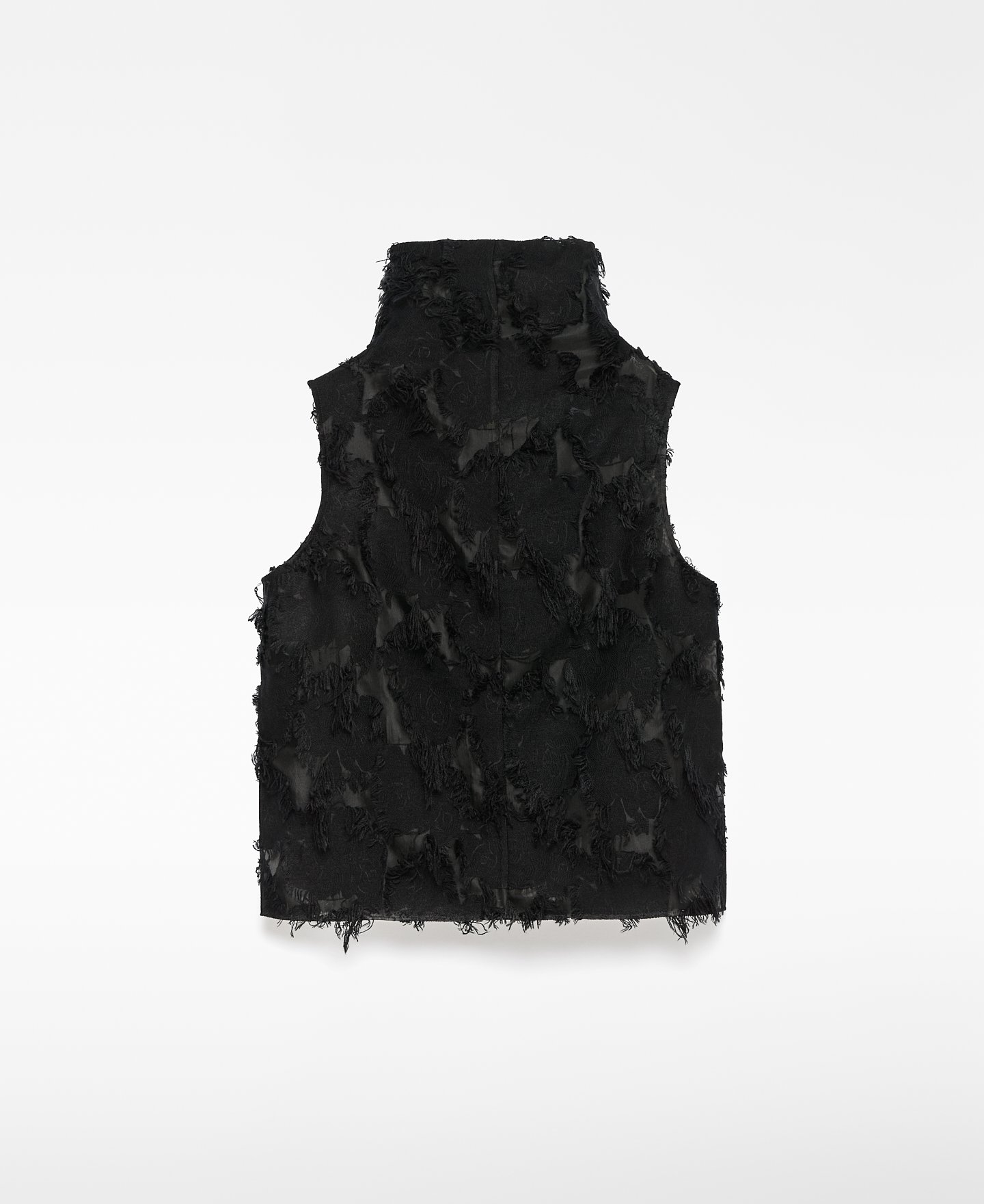 Top semitransparente con flecos image number 5