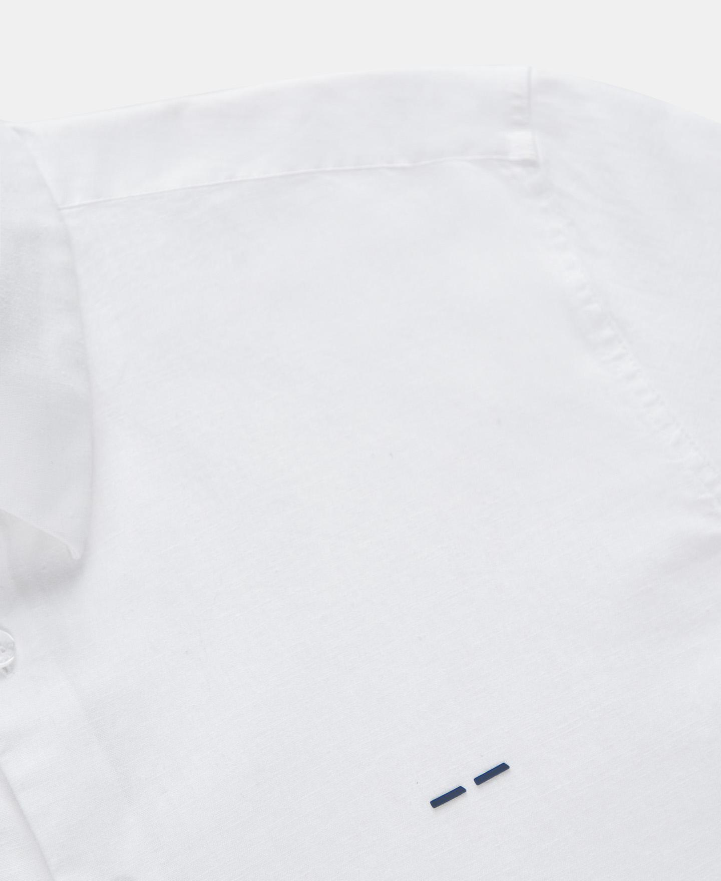Camisa de lino y algodón manga corta image number 6