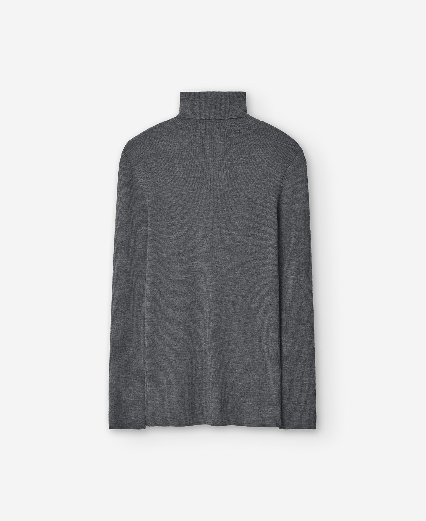 Merino wool ribbed sweater for women image number 5