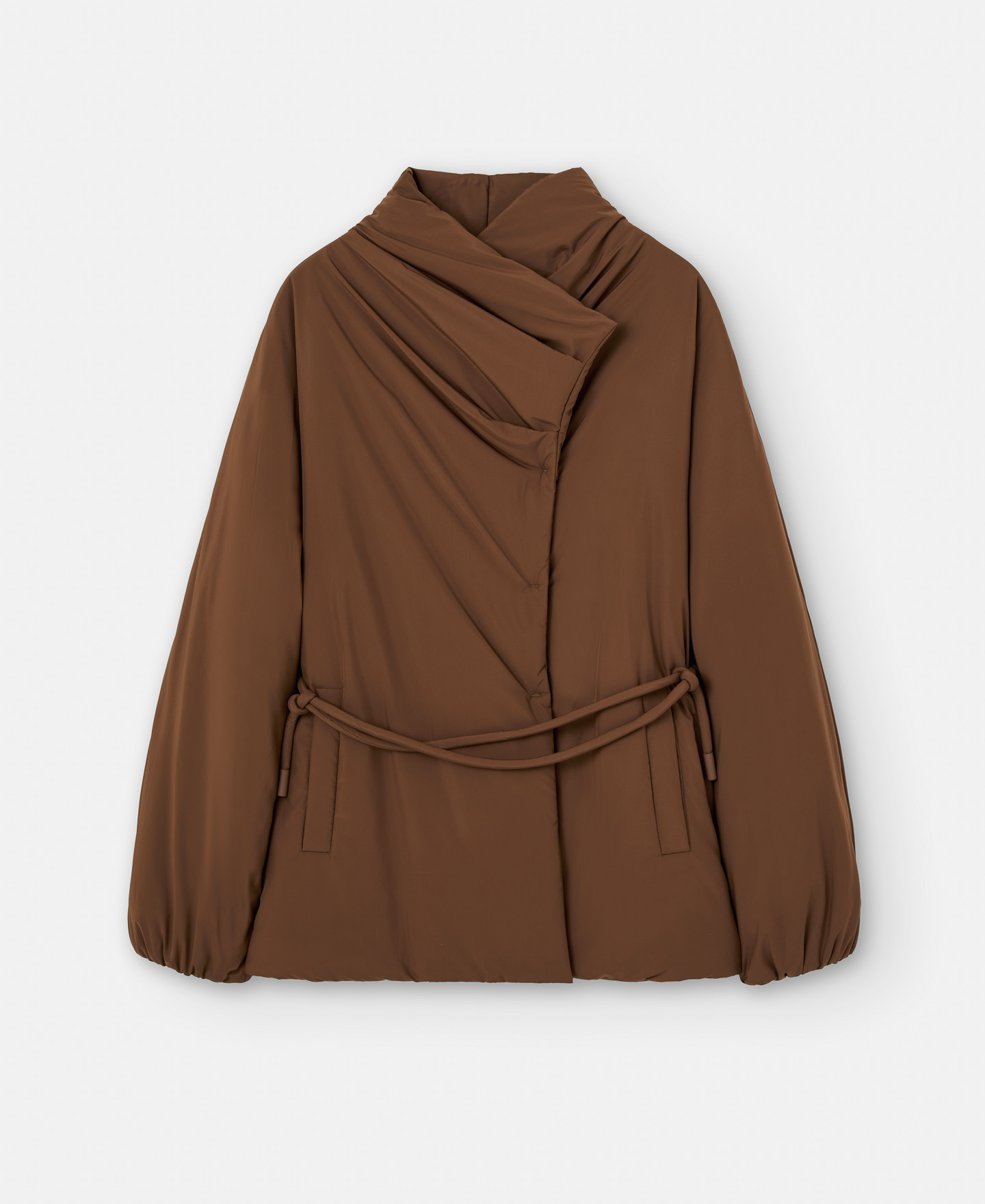 Short padded coat with Japanese sleeve image number 0