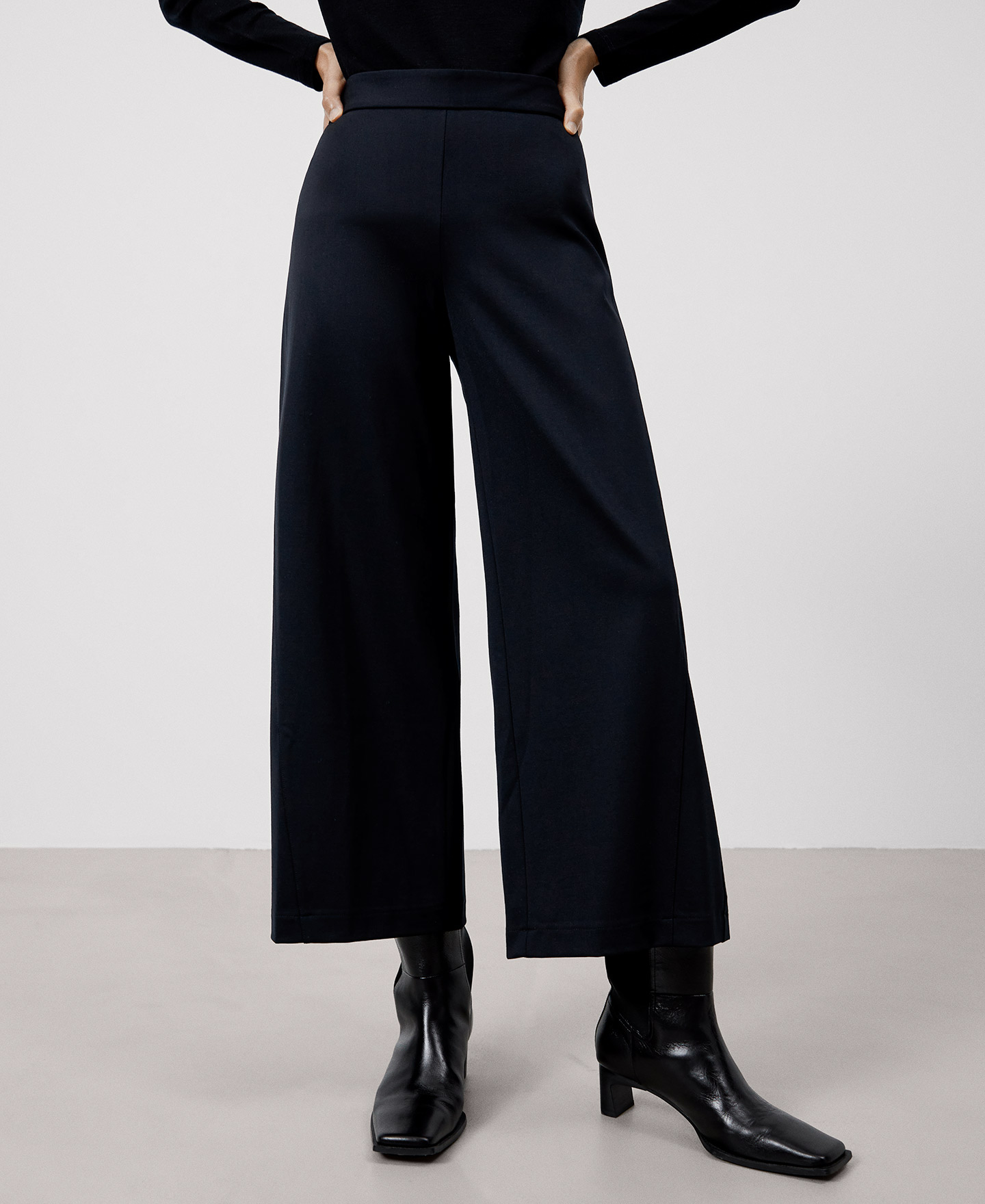 Recycled nylon culotte trousers image number 0