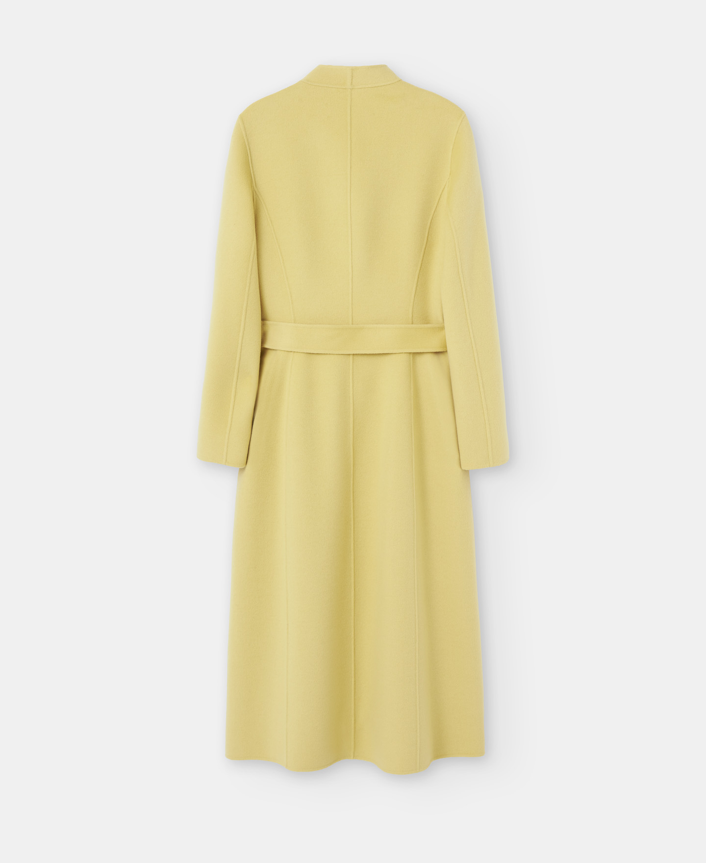 Double face wool V-neckline coat image number 5