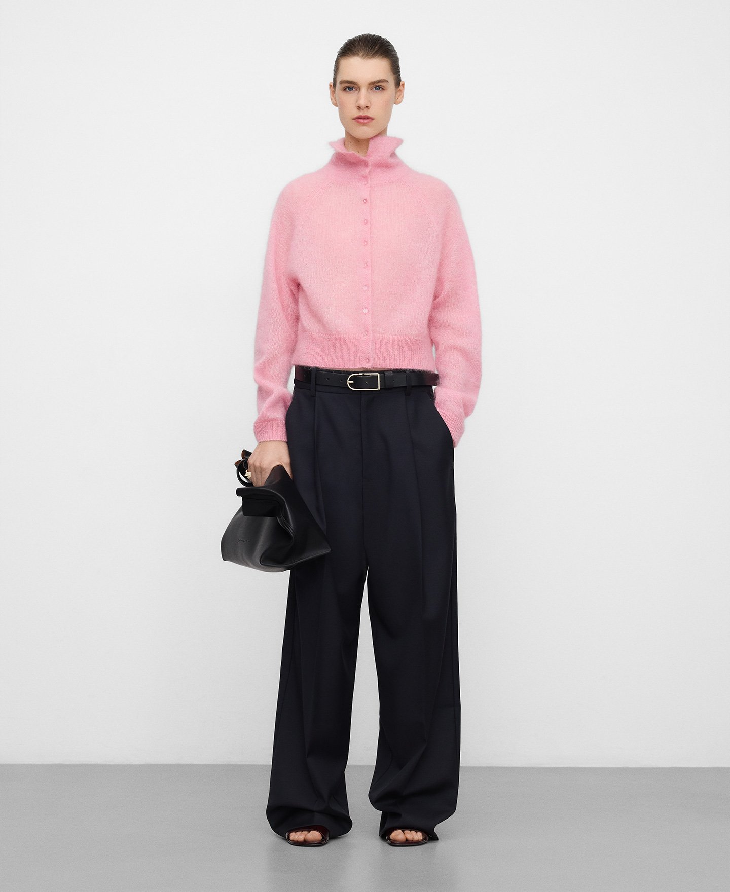 C&aacute;rdigan corto cuello chimenea image number 1