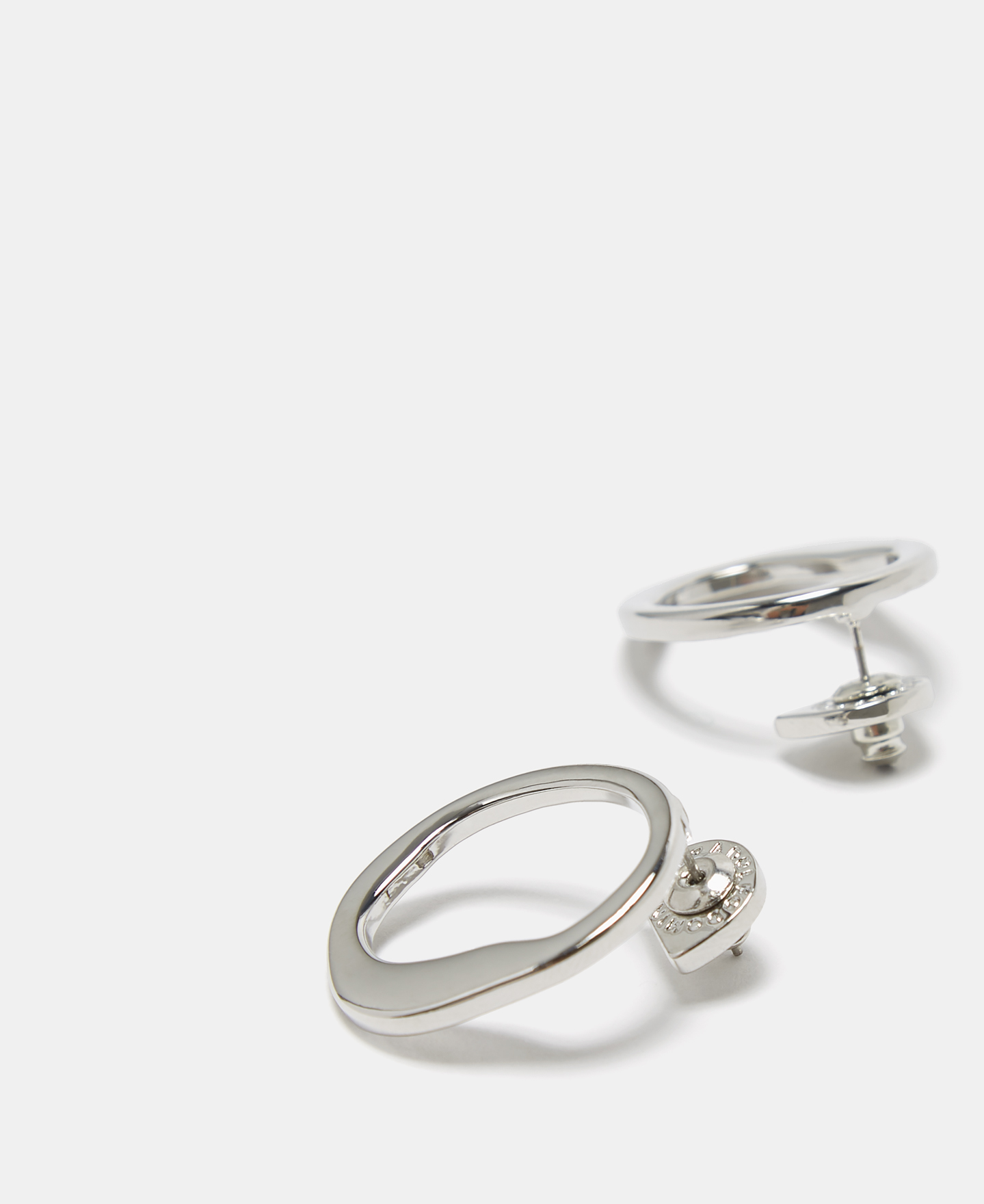 Organic zinc-plated earrings image number 2