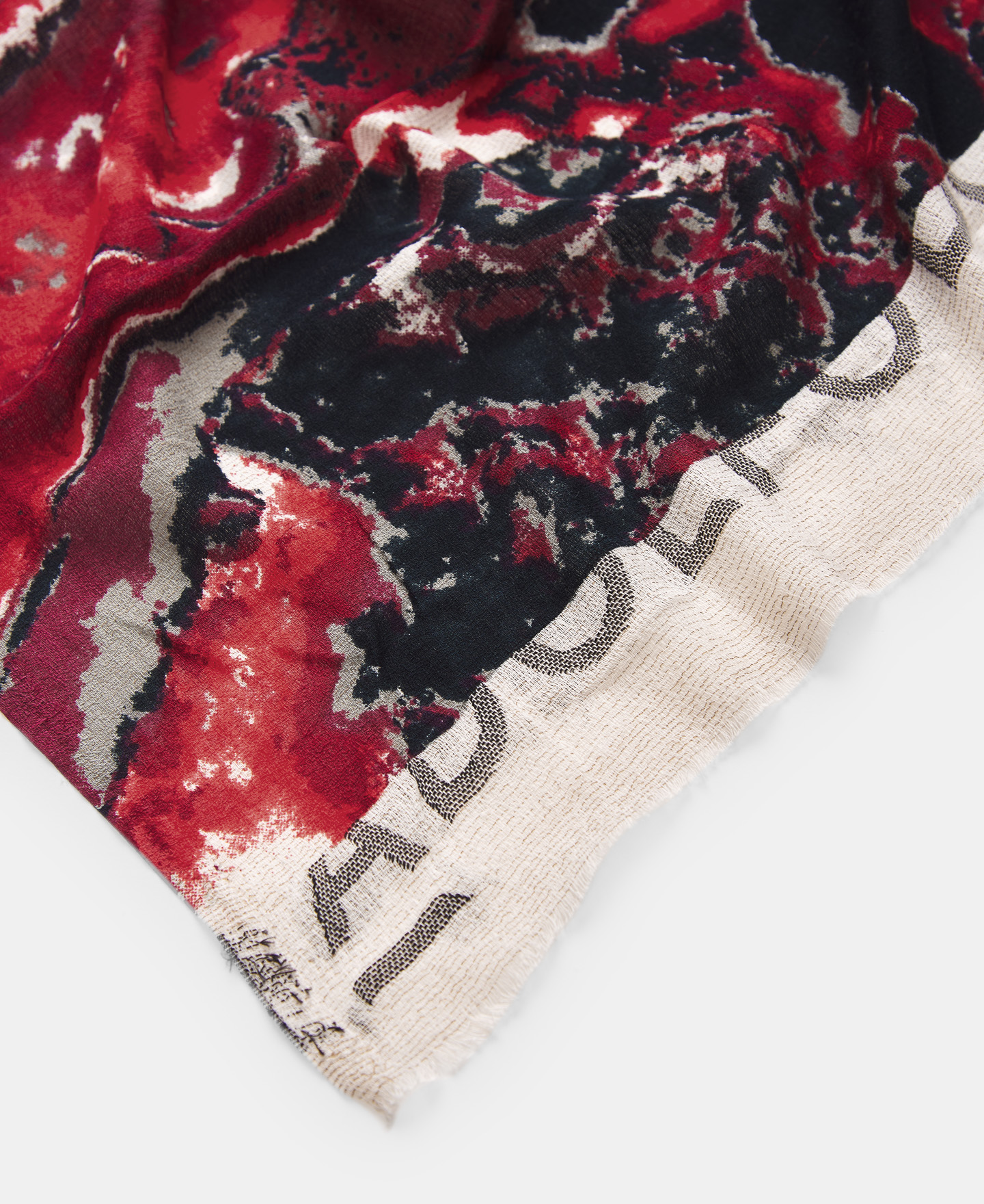 Watercolour organic cotton shawl image number 2