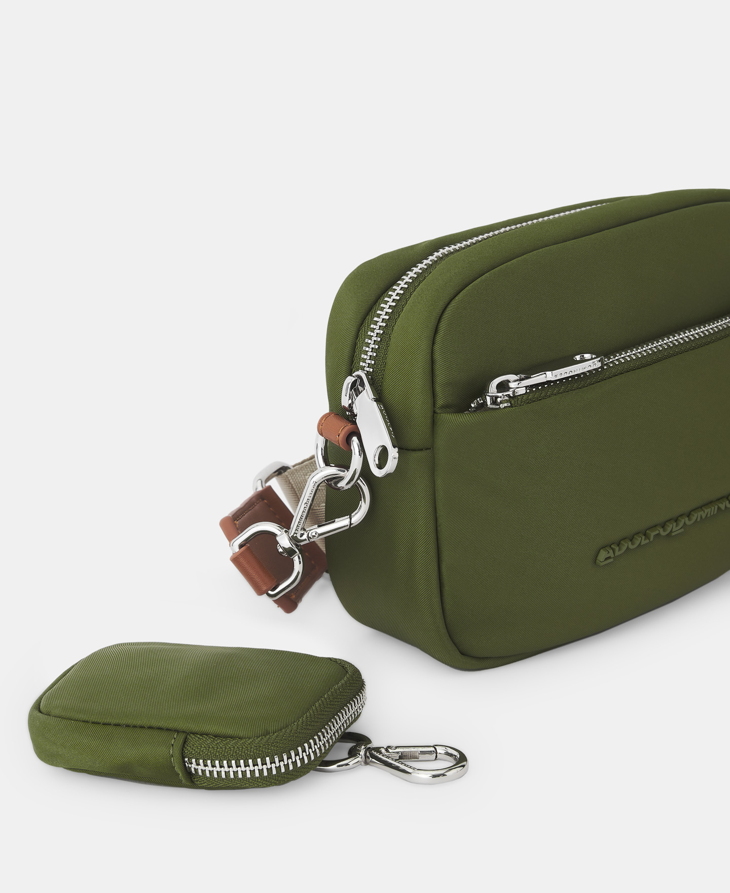 Nylon mini shoulder bag image number 1