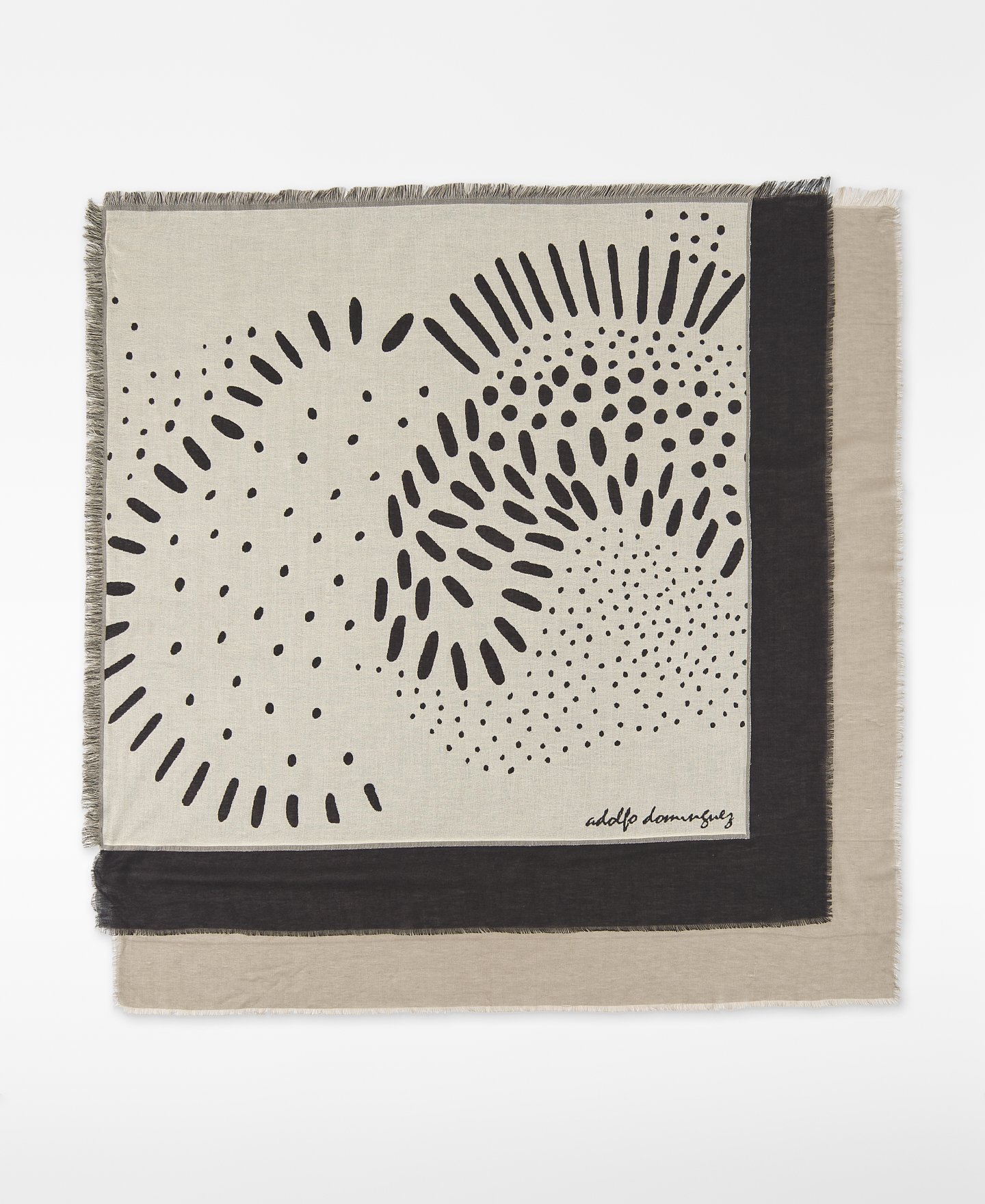 Overlay pieces printed scarf woman image number 0