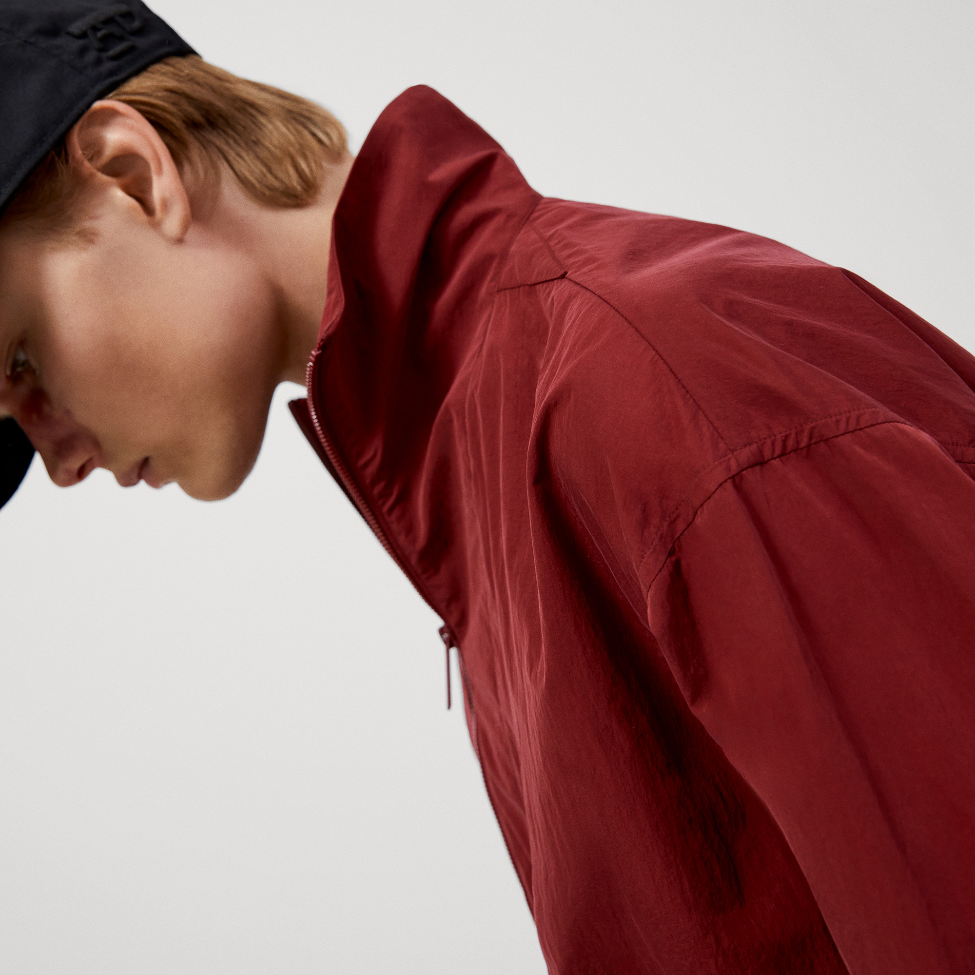 Recycled nylon turtleneck jacket image number 5